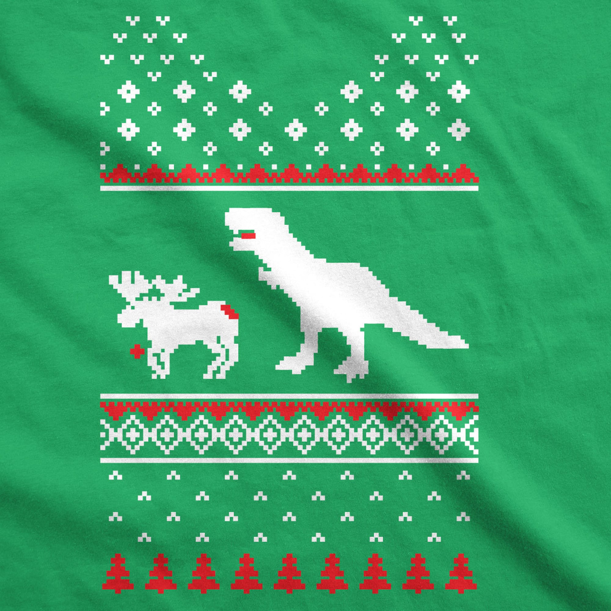 il_2000xN.1725694013_mabw-1.jpg Reindeer Sweater, Ugly Christmas Sweater, Crew Neck Sweater, Tacky Xmas Jumper, T Rex Top, Co Worker Gift, Trex Attack Reindeer
