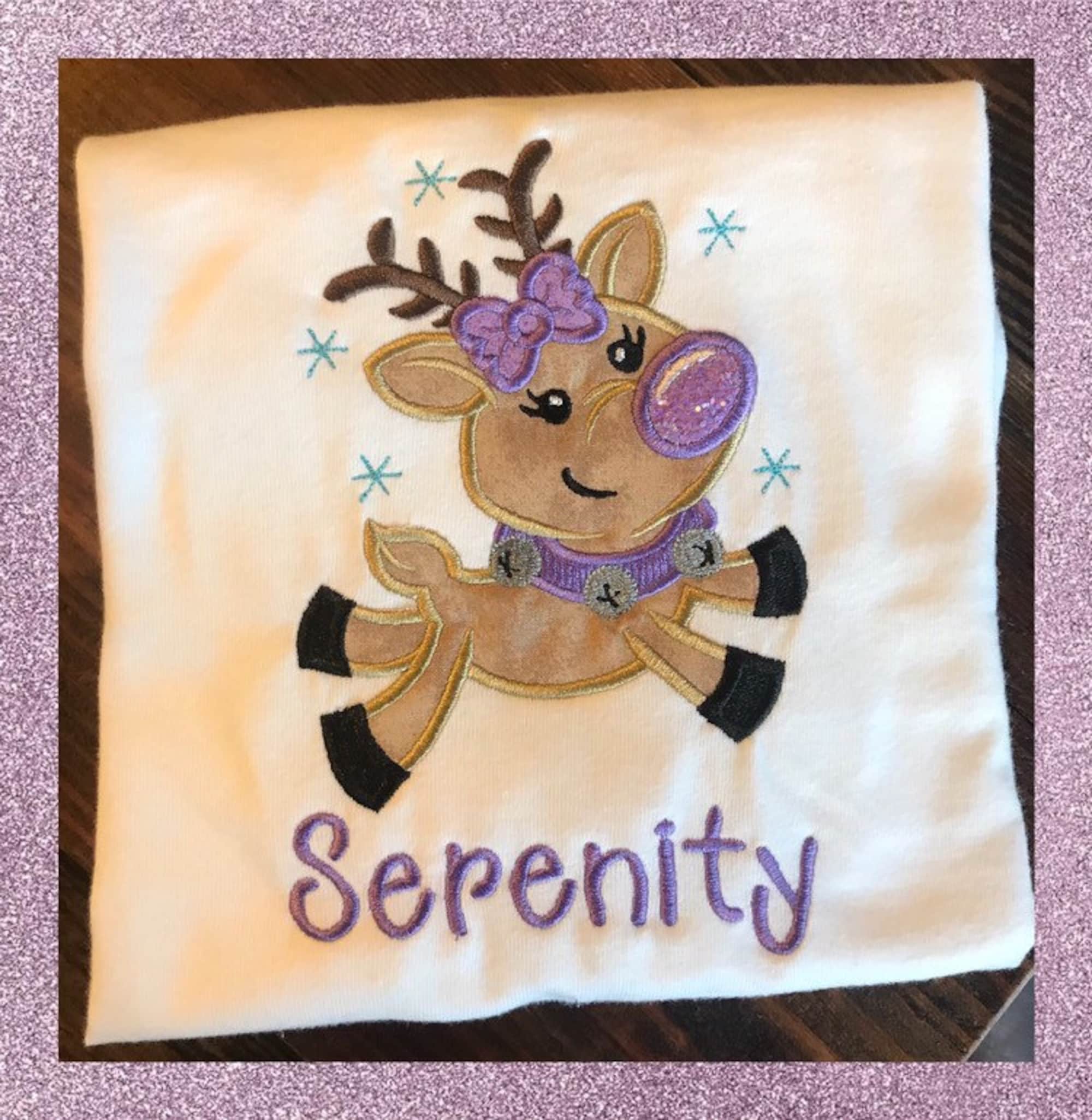 Custom Pink Reindeer Shirt Studio Listing