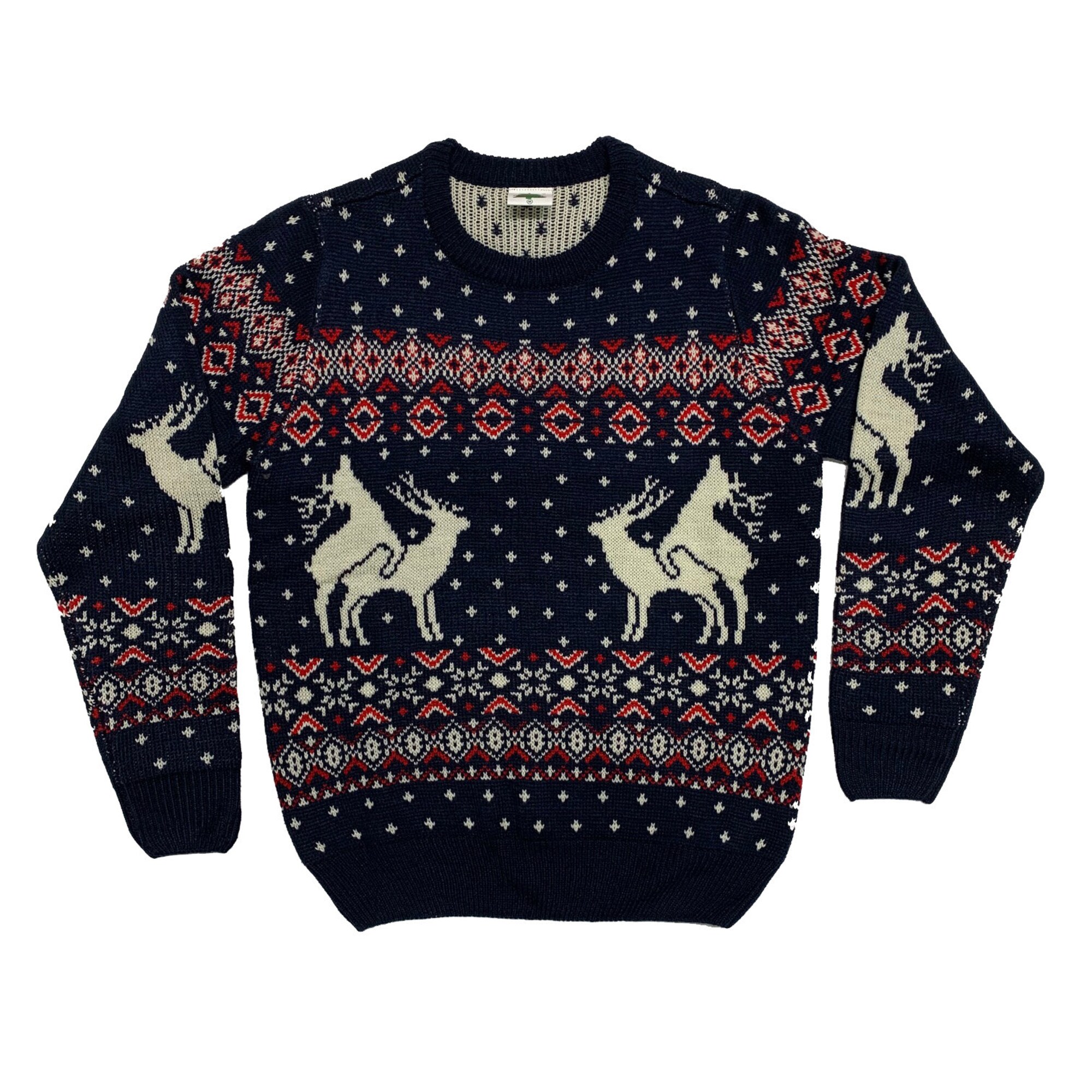 il_2000xN.2074765916_npyc-1.jpg Reindeer Funny Ugly Christmas Sweater Navy
