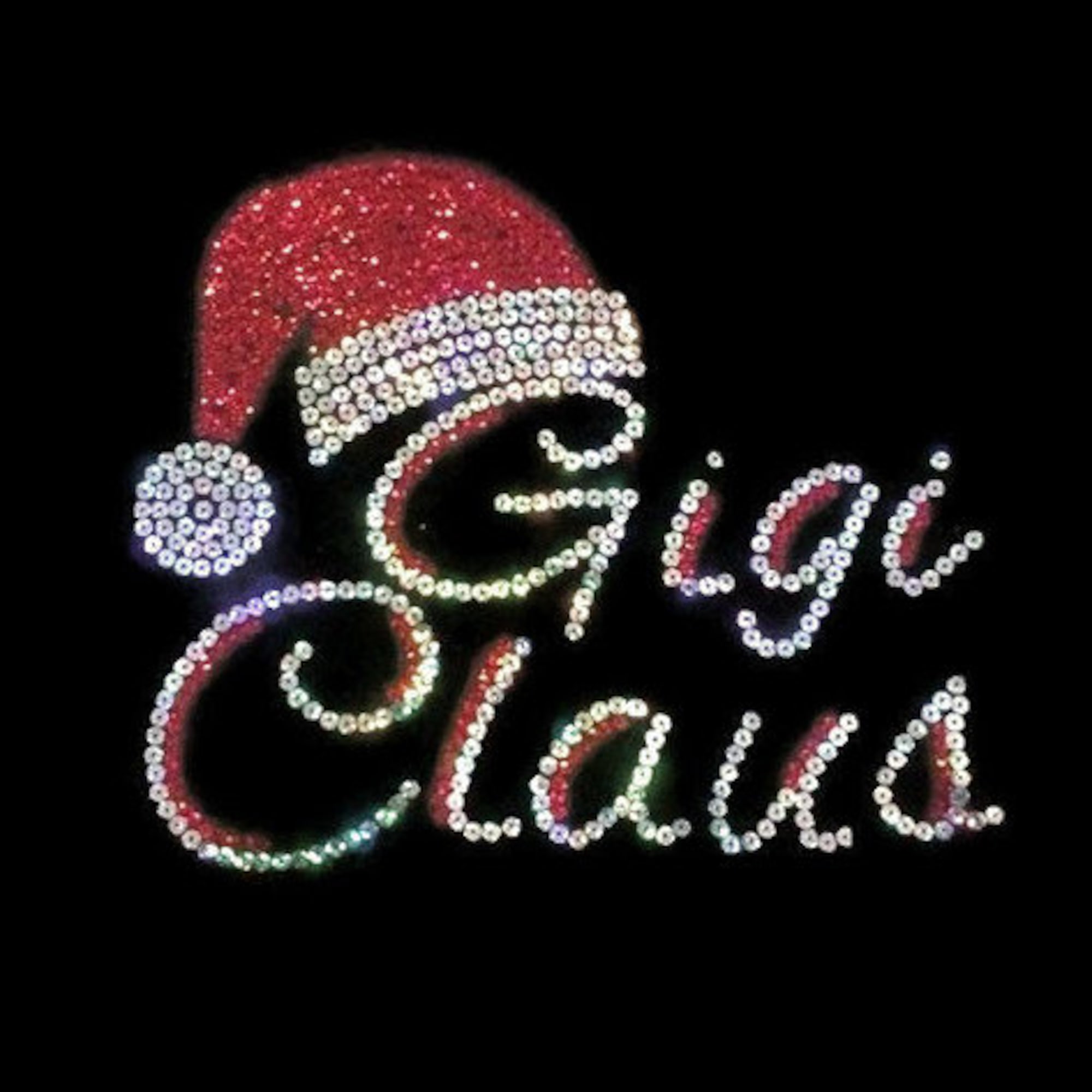 Gigi Nana Auntie Mama Oma Mimi Grandma Nonna Nanna Mema Grammy ..  Claus Smooth Sequins Shirt, Plus Sizes, Sweatshirt and Hoodies