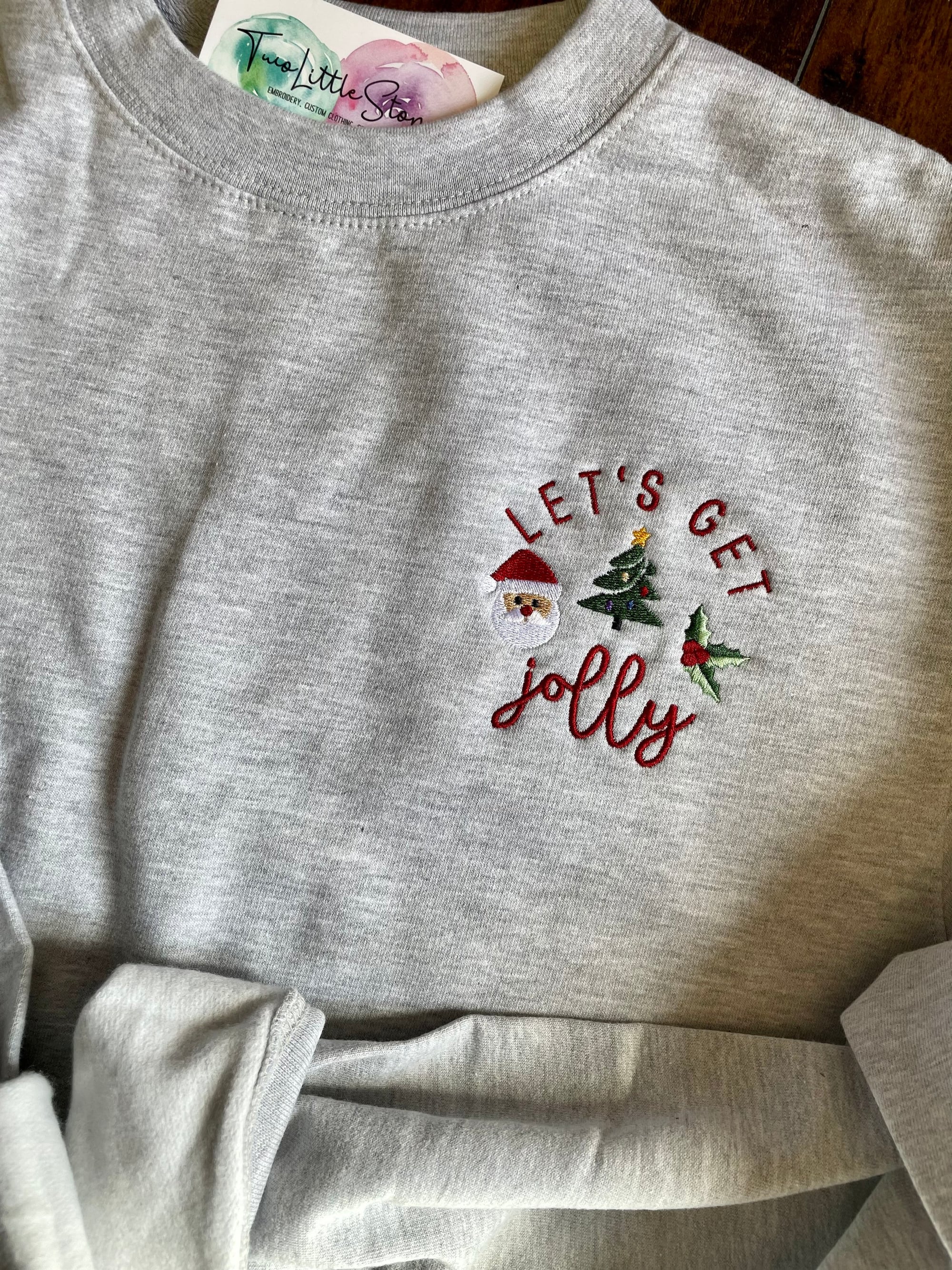 Christmas Crewneck Sweater, Let’s Get Jolly