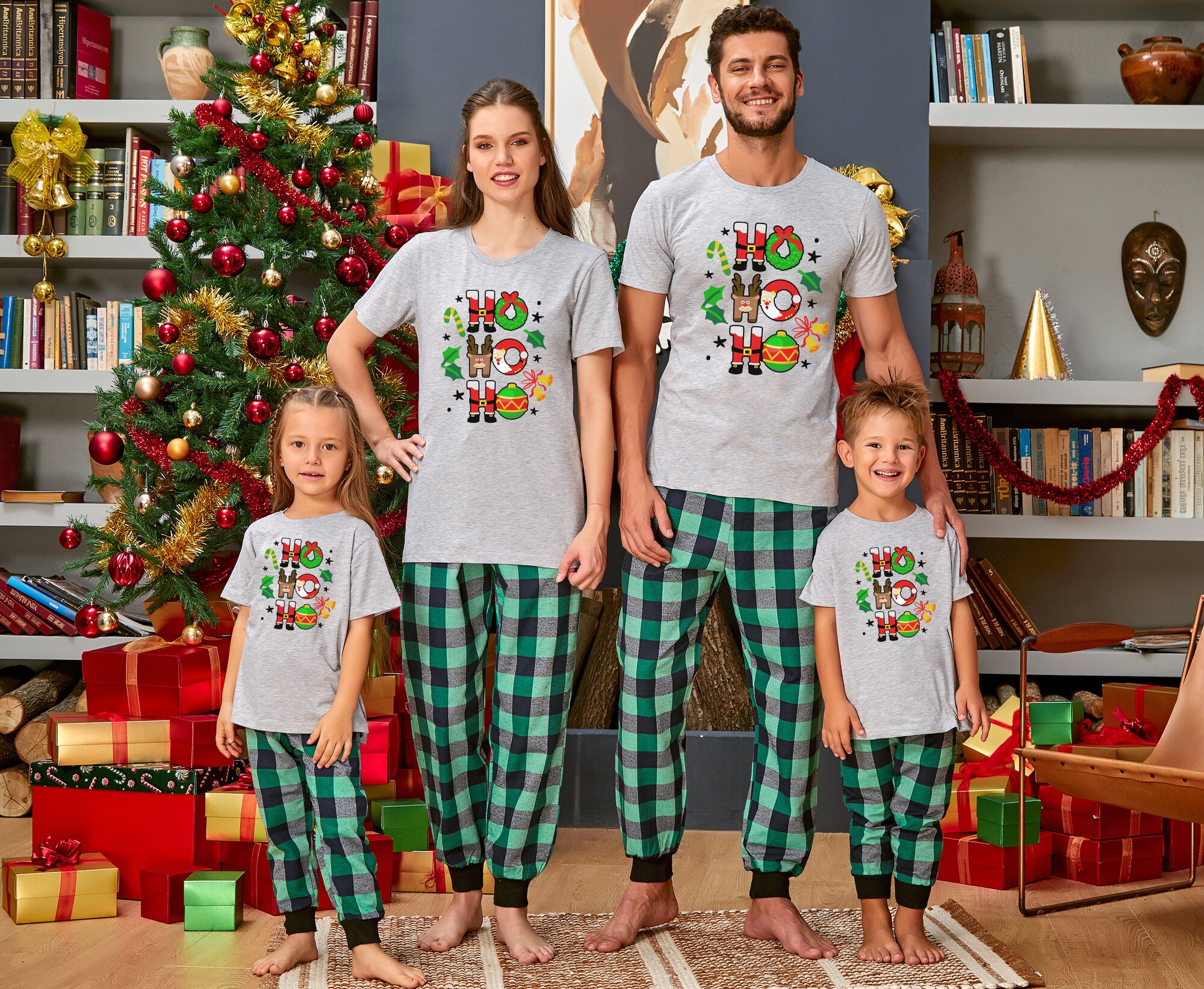 il_2000xN.3420715817_in6n.jpg Ho Ho Ho Family Shirts, Matching Family Santa Claus Shirt, HoHoHo Christmas Shirt, Santa Claus Shirt, HoHoHo Shirt