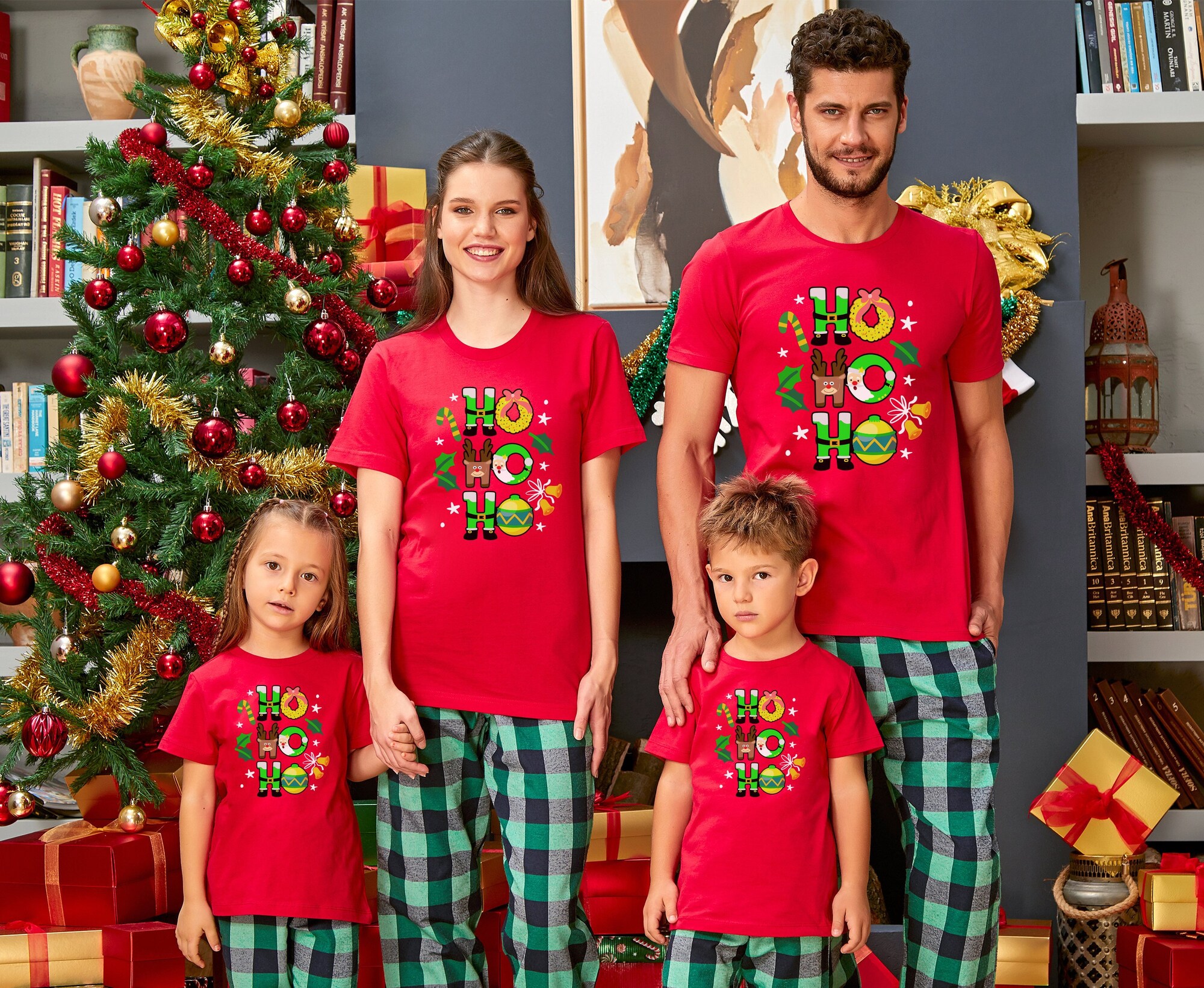 il_2000xN.3420719933_nwdx.jpg Ho Ho Ho Family Shirts, Matching Family Santa Claus Shirt, HoHoHo Christmas Shirt, Santa Claus Shirt, HoHoHo Shirt