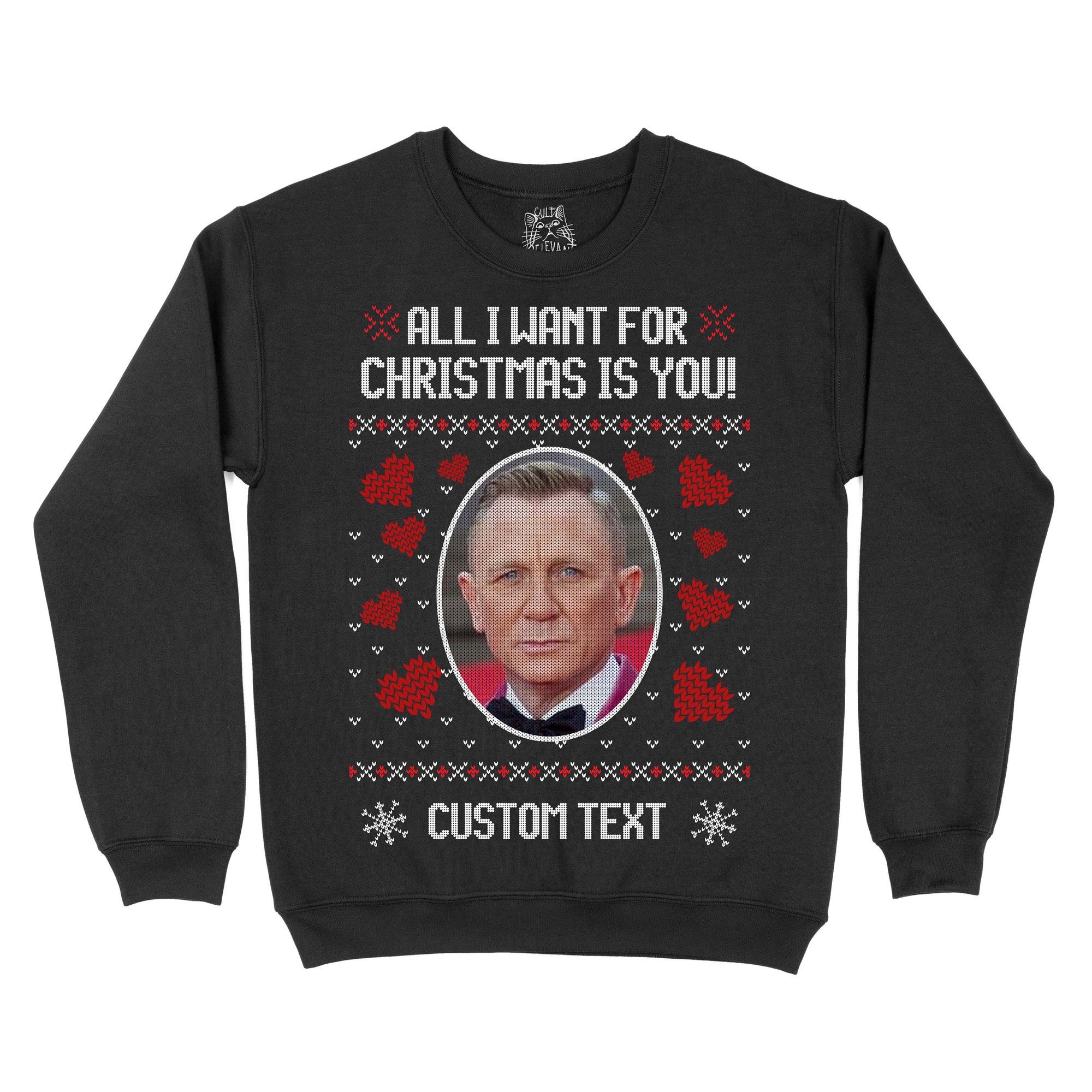 il_2000xN.3427556723_rygz-1.jpg Customised Christmas Sweater | Your Own Image and Text | Funny Xmas | Personalised and Original