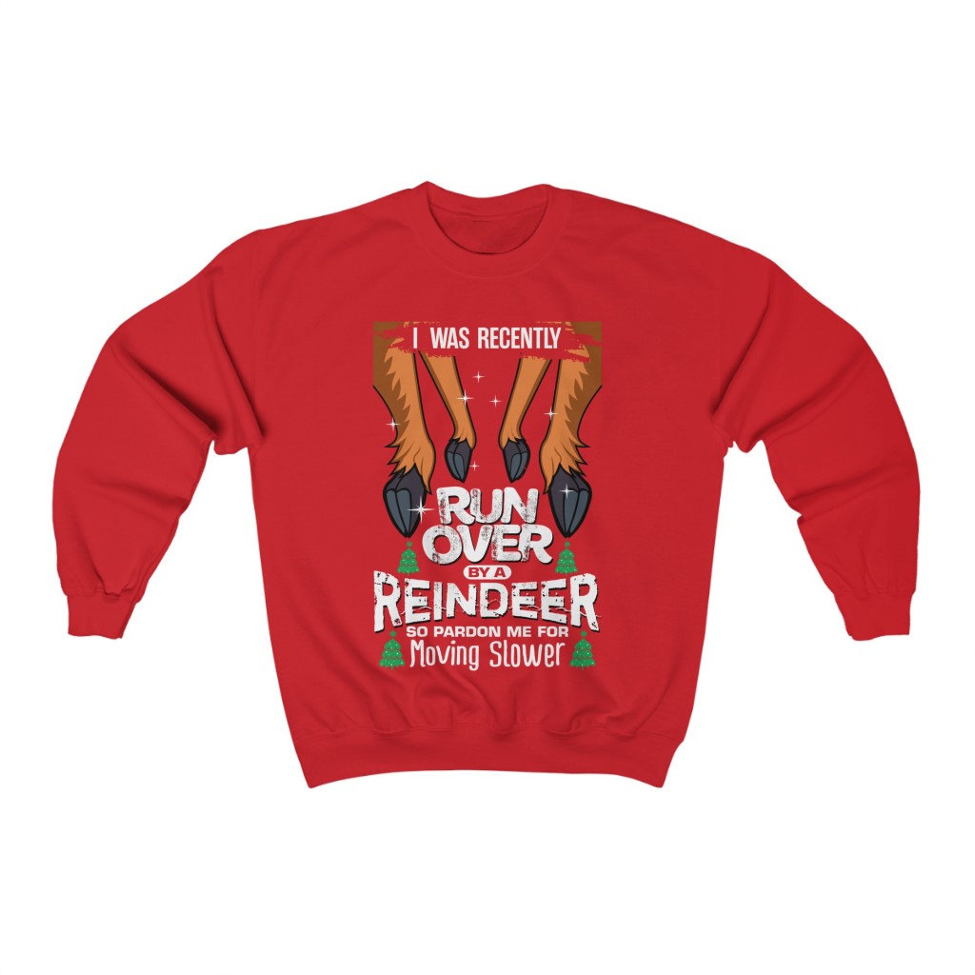 il_2000xN.3471409569_bz9n-1.jpg Gift For Grandma | Grandma Got Run Over By A Reindeer Sweatshirt, Funny Christmas Sweatshirt for Grandma, Ugly Christmas Sweatshirt