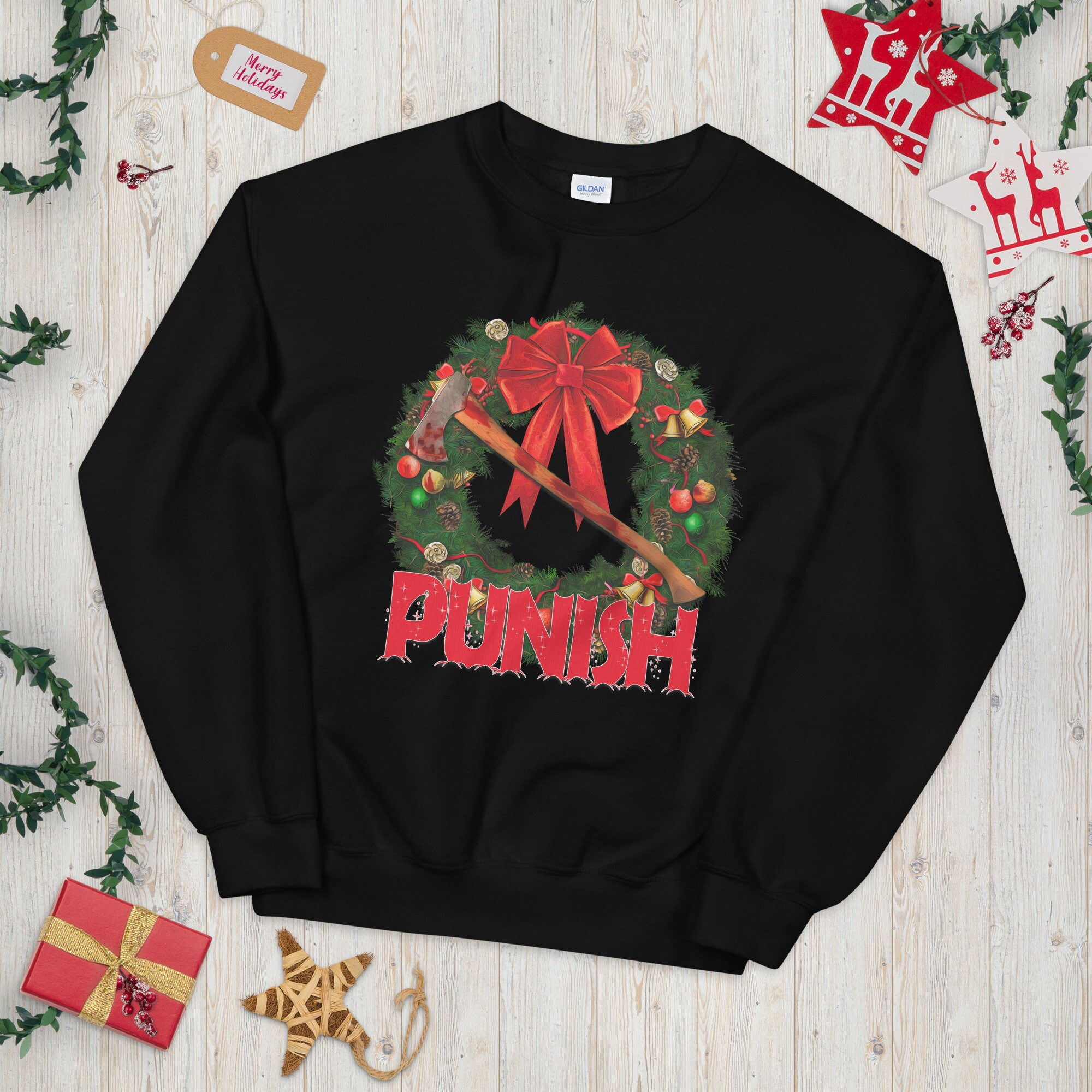 Silent Night Deadly Night Punish Sweatshirt