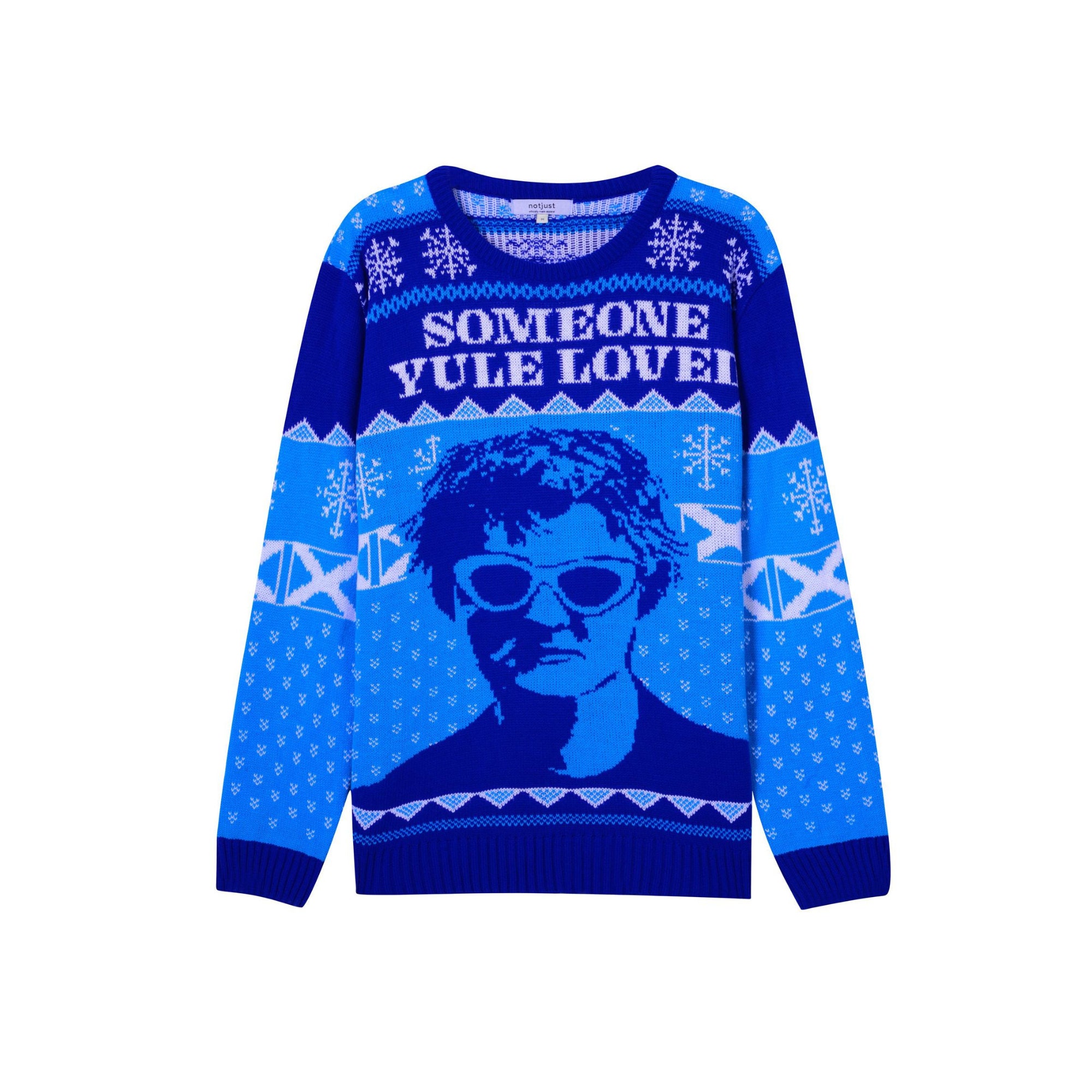 Lewis Capaldi Knitted Christmas Jumper | Unisex Charity Sweater | Best Christmas Jumper 2023 | Made in the UK | Scottish Icon