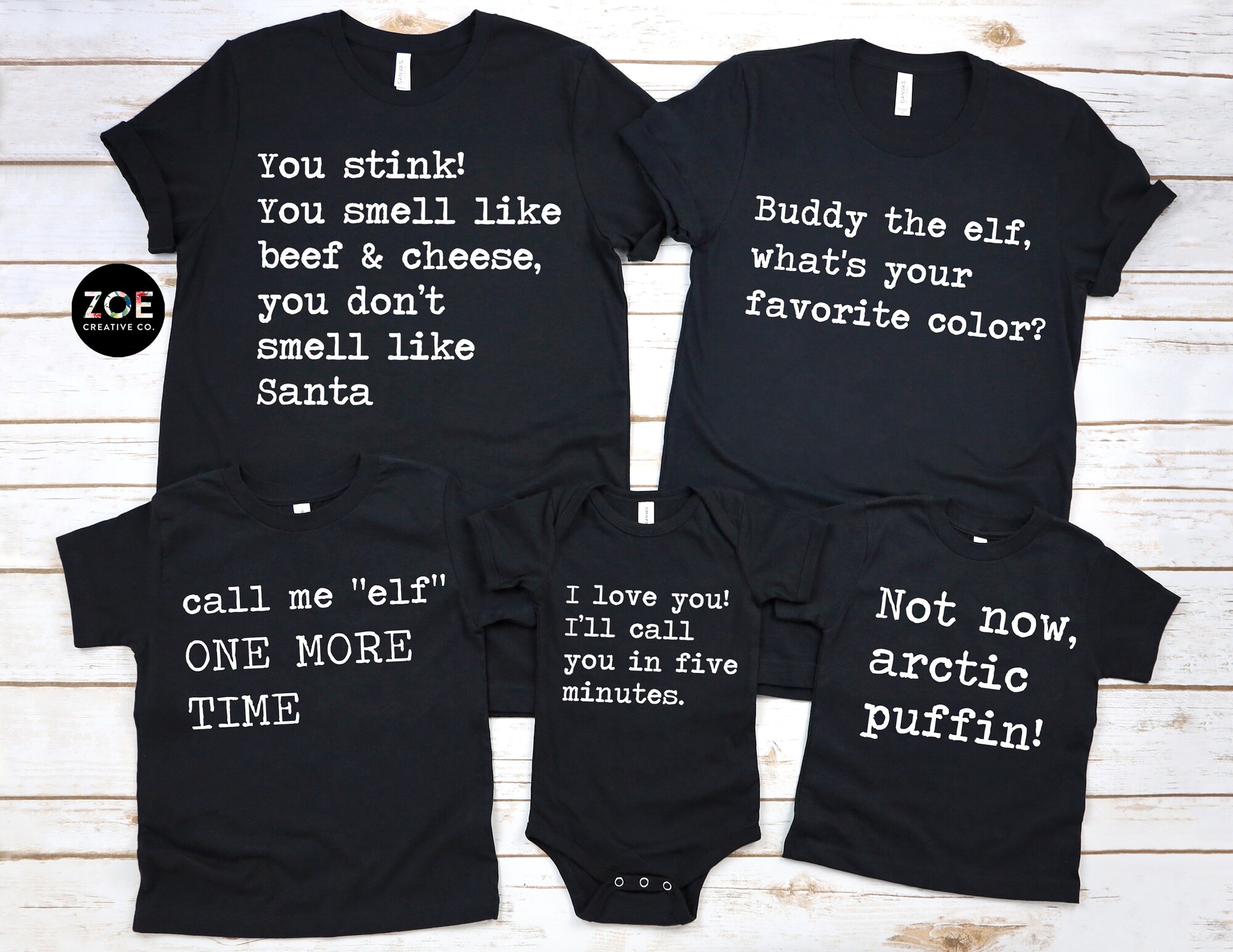 Buddy The Elf Shirts, Elf Movie Sayings, Elf Movie Quote Tshirts, Matching Christmas Family Shirts, Buddy The Elf What’s Your Favorite Color