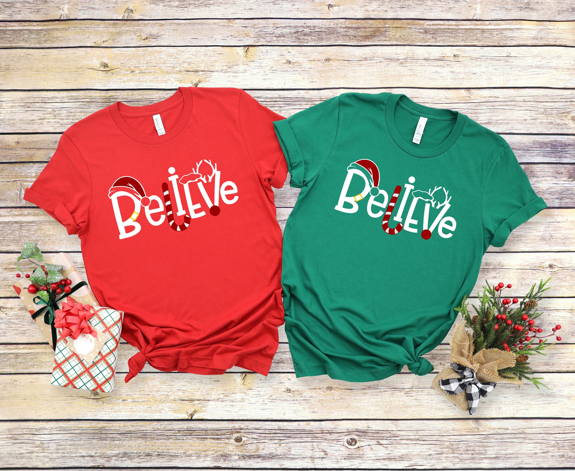 il_2000xN.4223948890_mfou.jpg Believe Christmas Shirt: Holiday Family Xmas T-Shirt