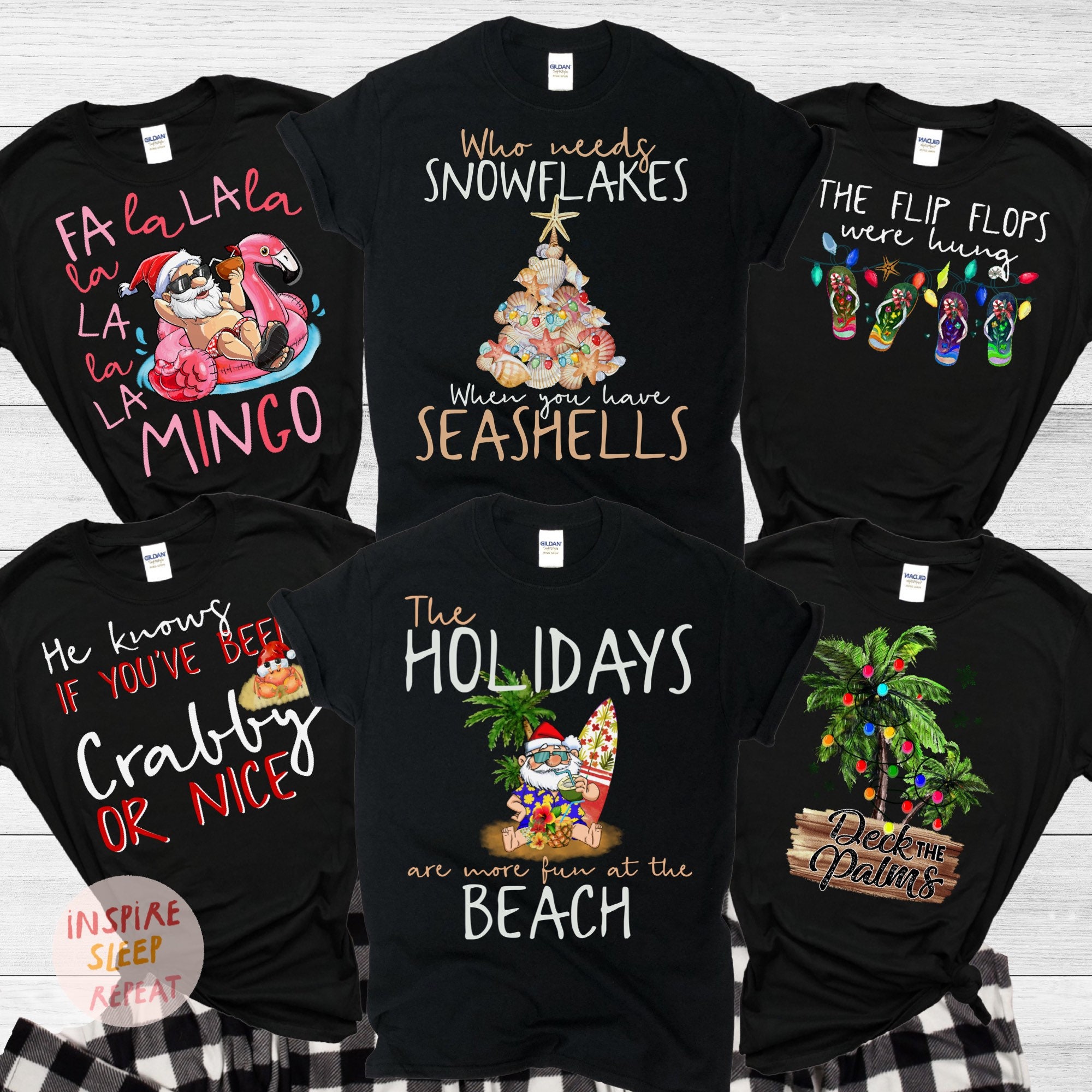 Family Christmas Shirts, Tropical Christmas Shirts, Group Christmas Shirts, Matching Family Christmas Shirts, Christmas on beach, palm tree