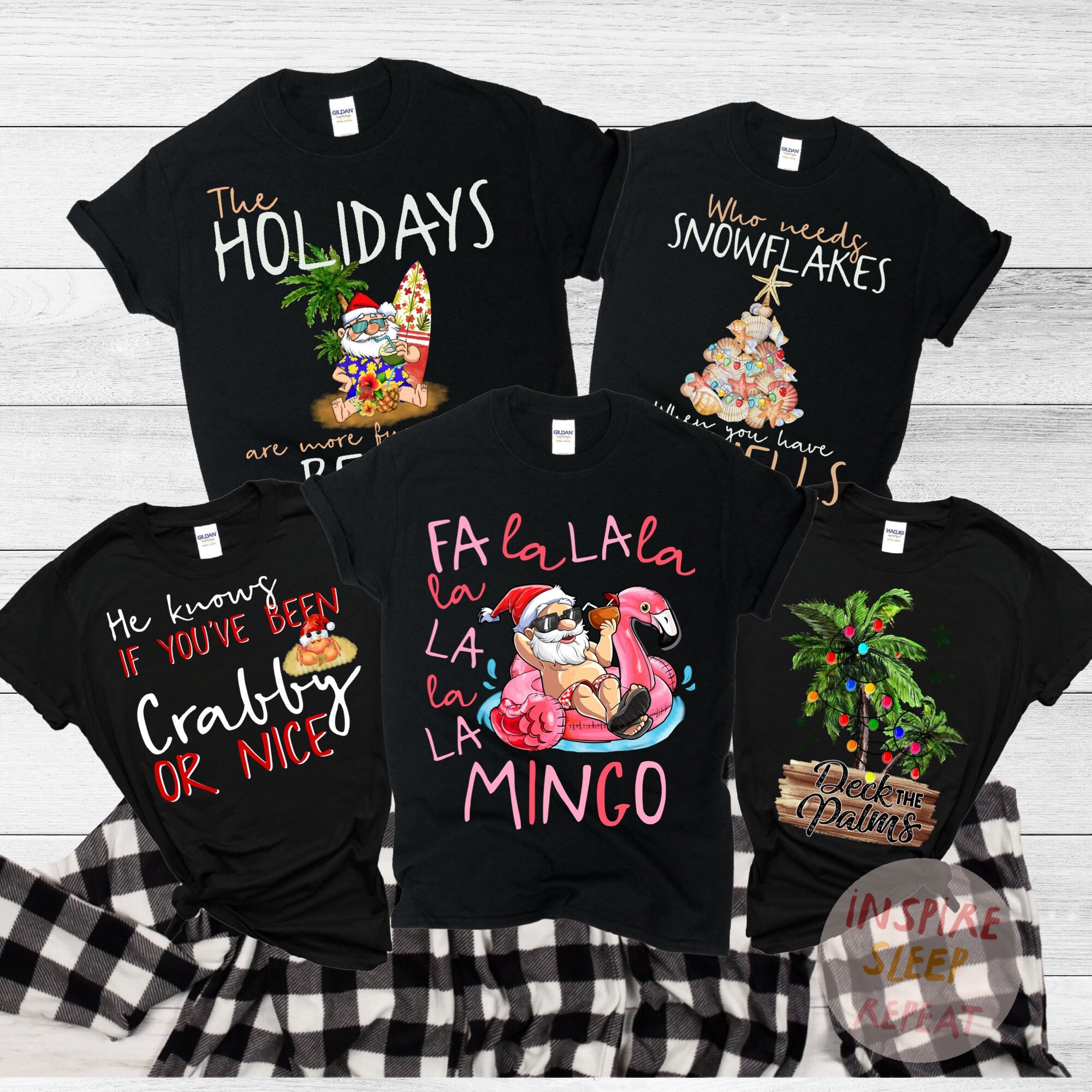 il_2000xN.4245723440_fhrp.jpg Family Christmas Shirts, Tropical Christmas Shirts, Group Christmas Shirts, Matching Family Christmas Shirts, Christmas on beach, palm tree