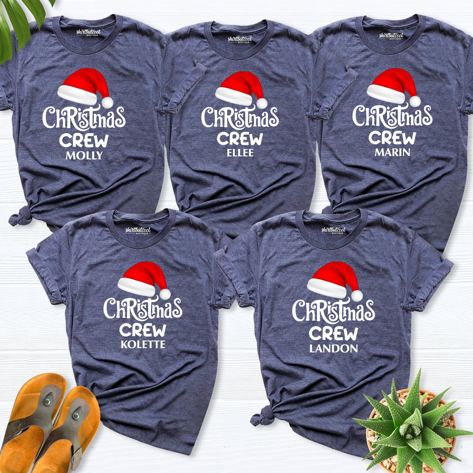 christmas crew name shirt, christmas crew shirt, personalized santa claus shirt, Santa squad shirt Family Christmas shirt custom santa shirt