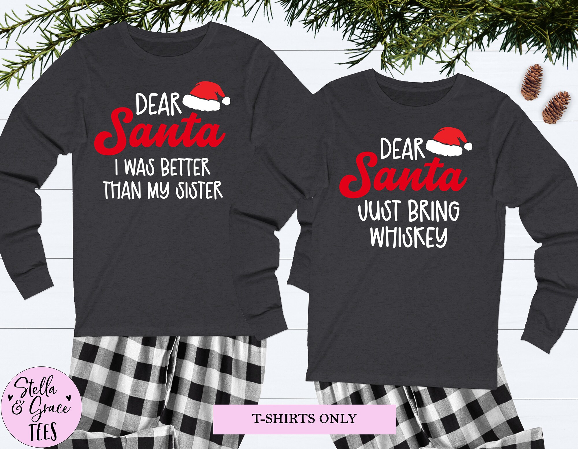 il_2000xN.4274709744_68es-1.jpg Matching Family Christmas Shirts: Dear Santa Funny Holiday T-shirts
