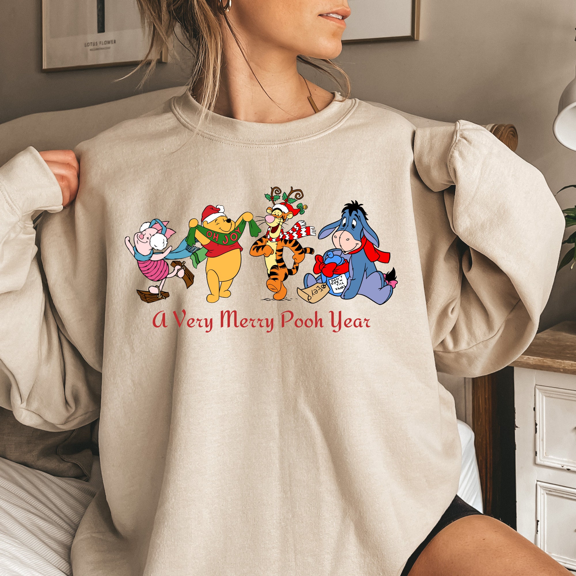 il_2000xN.4280058603_6wvw-1.jpg Winnie The Pooh Christmas Sweatshirts, Disney Christmas Sweatshirt,Disney Movie,Disney Youth Sweatshirts, A Very Messy Christmas, Pooh Shirt