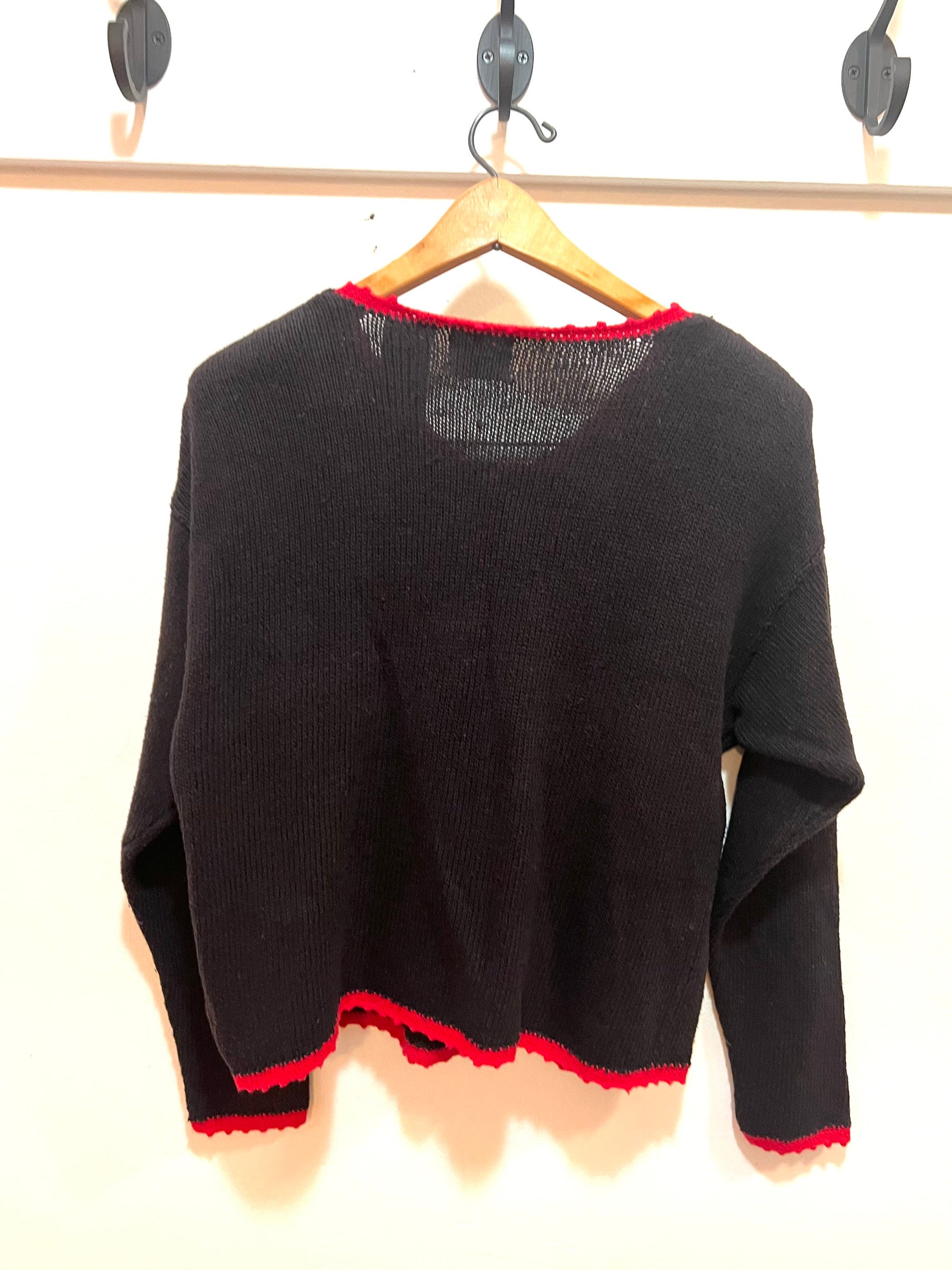 il_2000xN.4285911852_byb9.jpg Vintage Christmas sweater ugly holiday nutcracker small