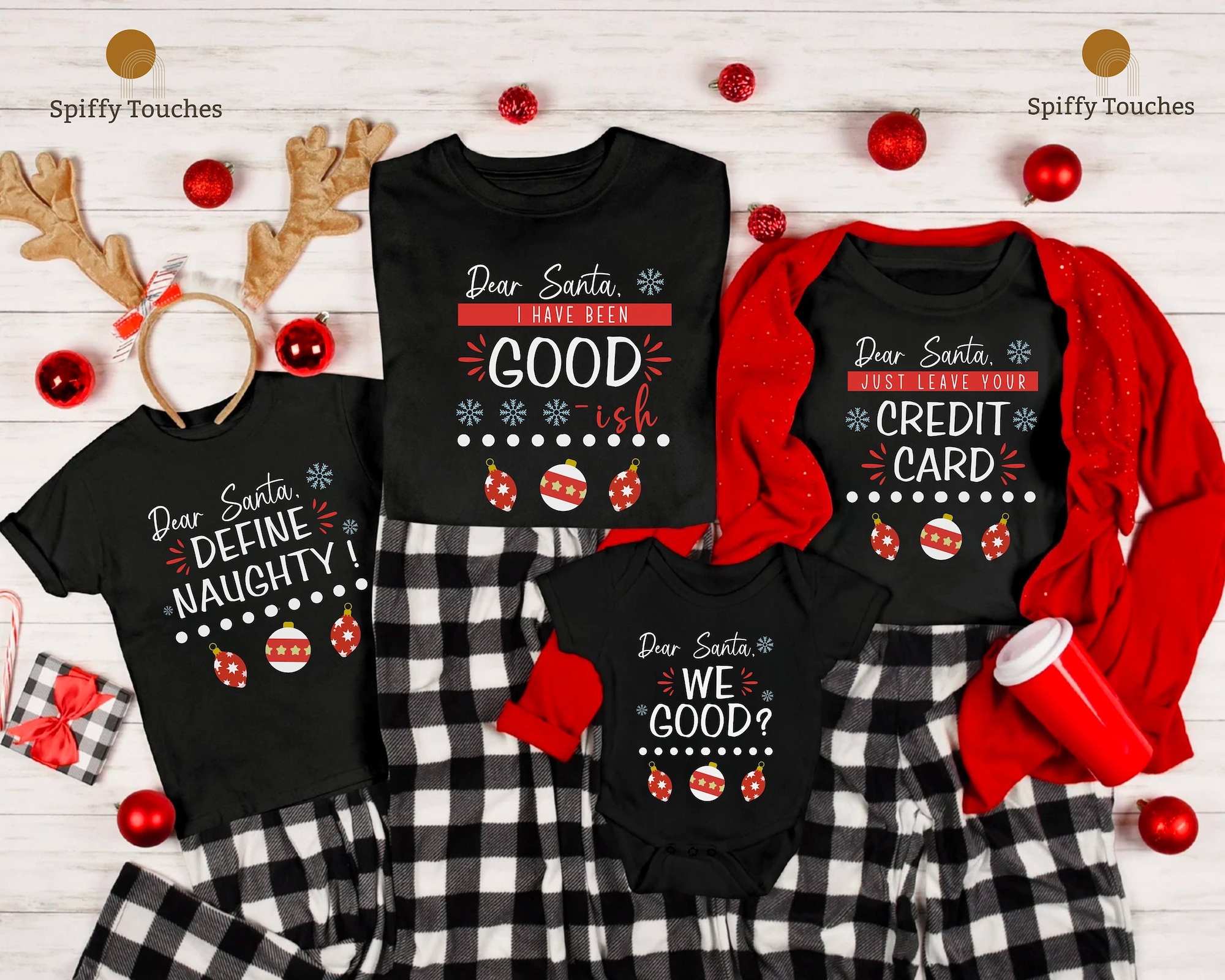 il_2000xN.4292984957_lx46-2.jpg Dear Santa Family Christmas Pajamas, Matching Family Christmas Pajamas Family, Holiday Pajamas,Christmas PJs Family, Family Christmas Shirts