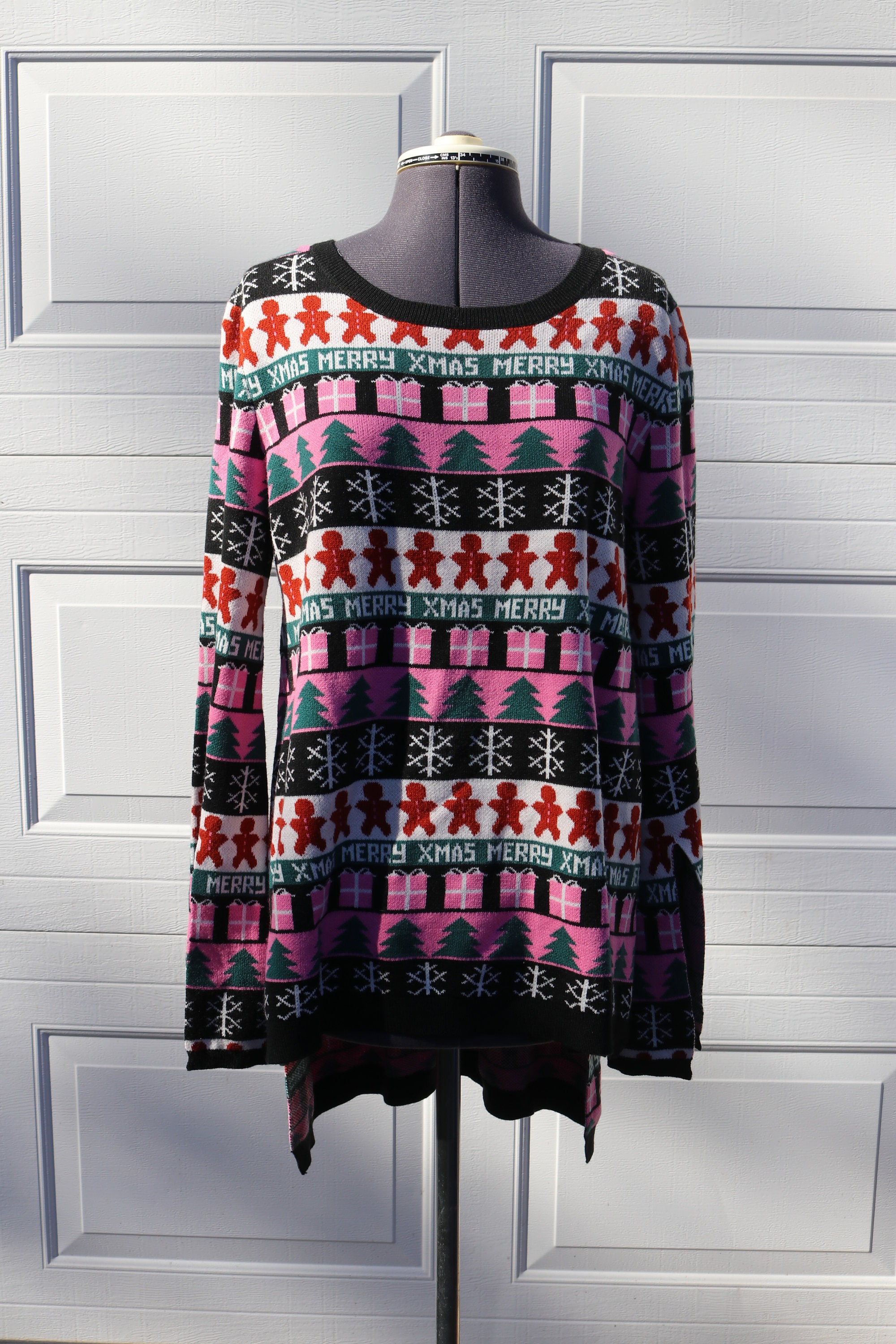 Vintage “Merry XMas” Christmas Sweater Pullover – Rue 21 – Size XL