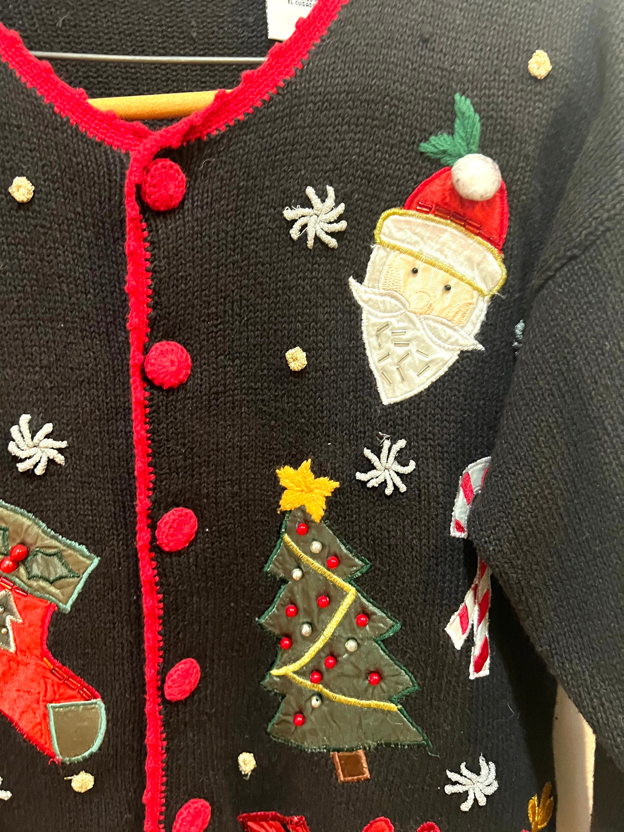 il_2000xN.4333298527_nipy.jpg Vintage Christmas sweater ugly holiday nutcracker small