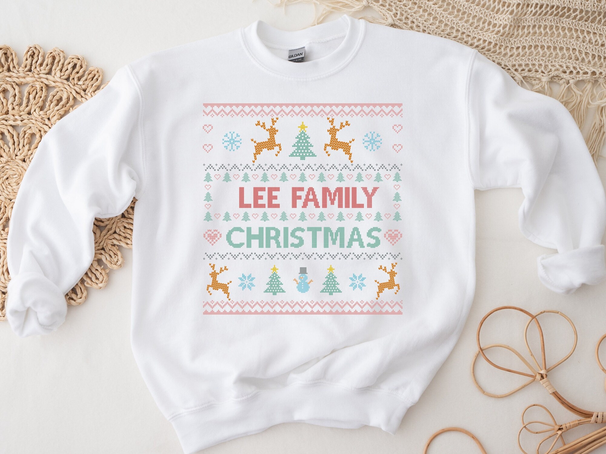 Custom Ugly Christmas Sweater, Personalized Ugly Family Christmas Sweater, Family Christmas Sweater, Ugly Christmas, Matching Family Sweater