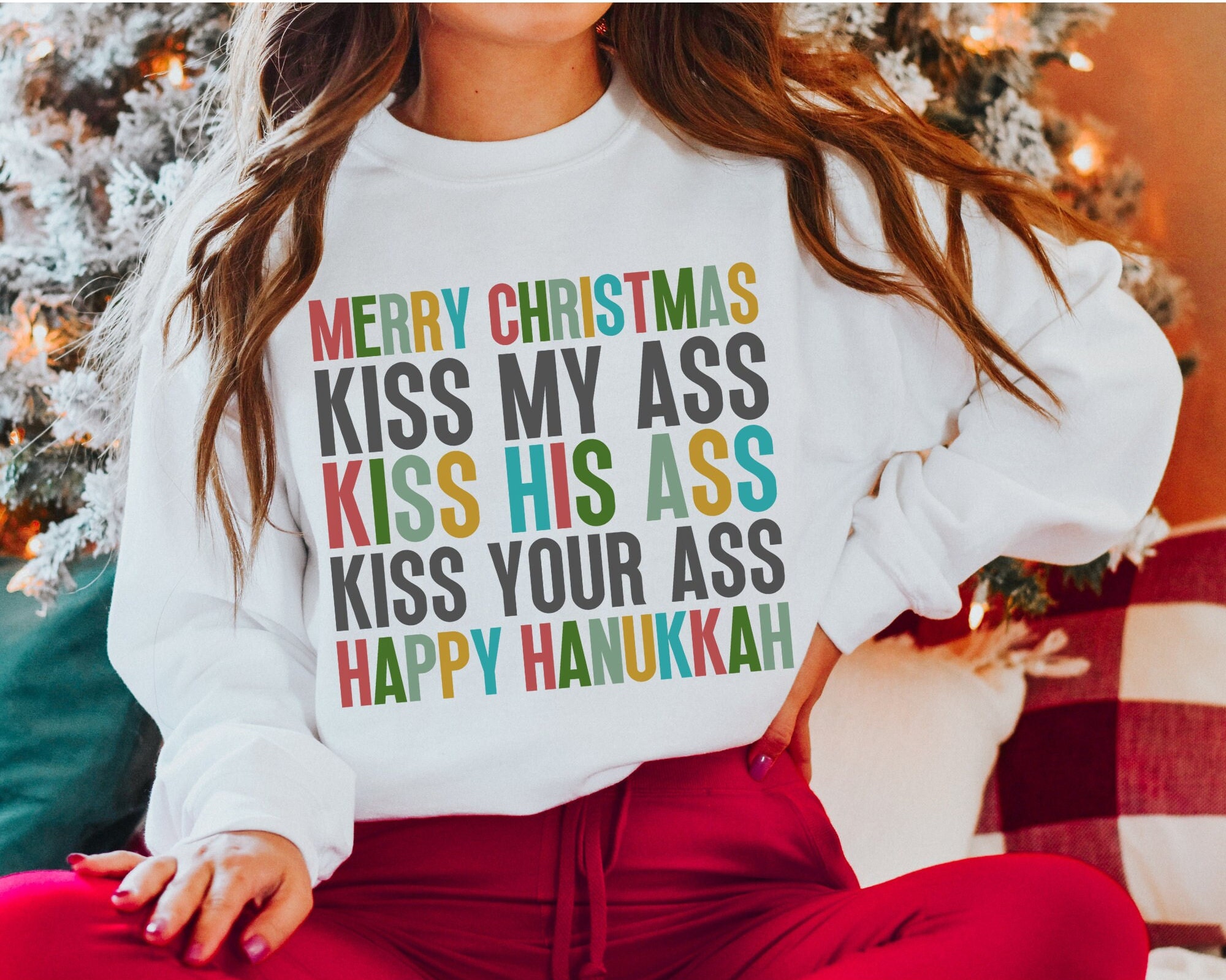 Funny Christmas Sweatshirt, Funny Holiday Shirt, Holiday Gift For Him, Holiday Crewneck, Christmas Gifted For Her, Festive Sweatshirt