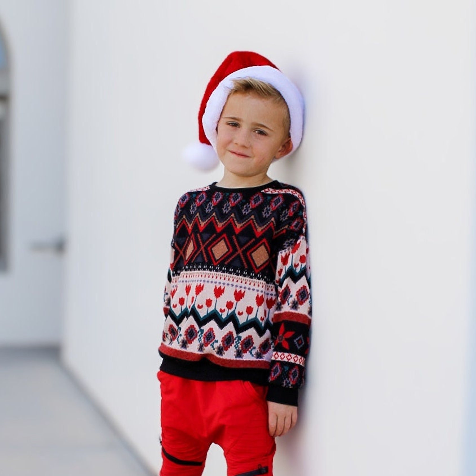 il_2000xN.4365147485_r3fe.jpg Unisex Holly Jolly Christmas Crewneck Sweater, Baby Xmas Sweater, Toddler Christmas Clothes, Christmas Outfit, Scandinavian Print Sweater