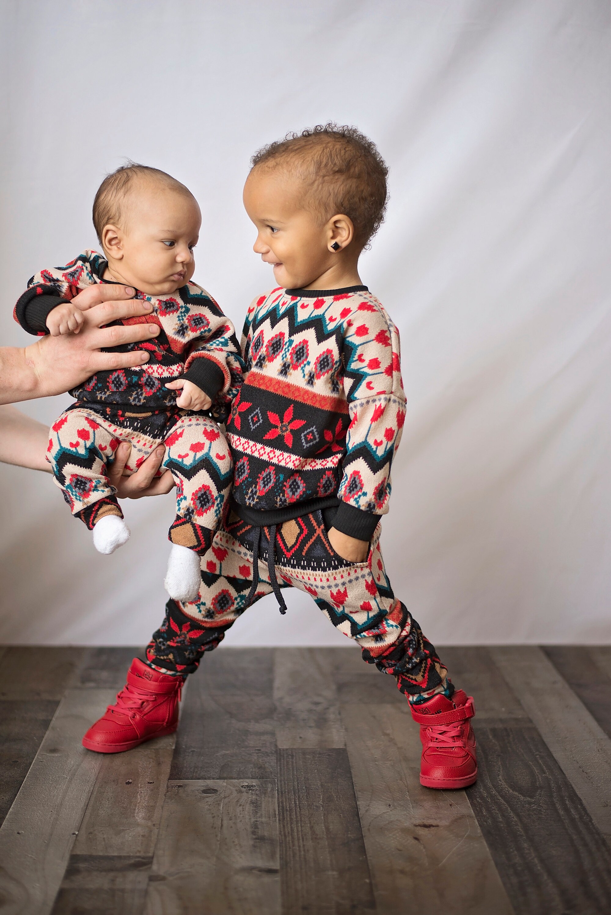 il_2000xN.4365152561_t29r.jpg Unisex Holly Jolly Christmas Crewneck Sweater, Baby Xmas Sweater, Toddler Christmas Clothes, Christmas Outfit, Scandinavian Print Sweater