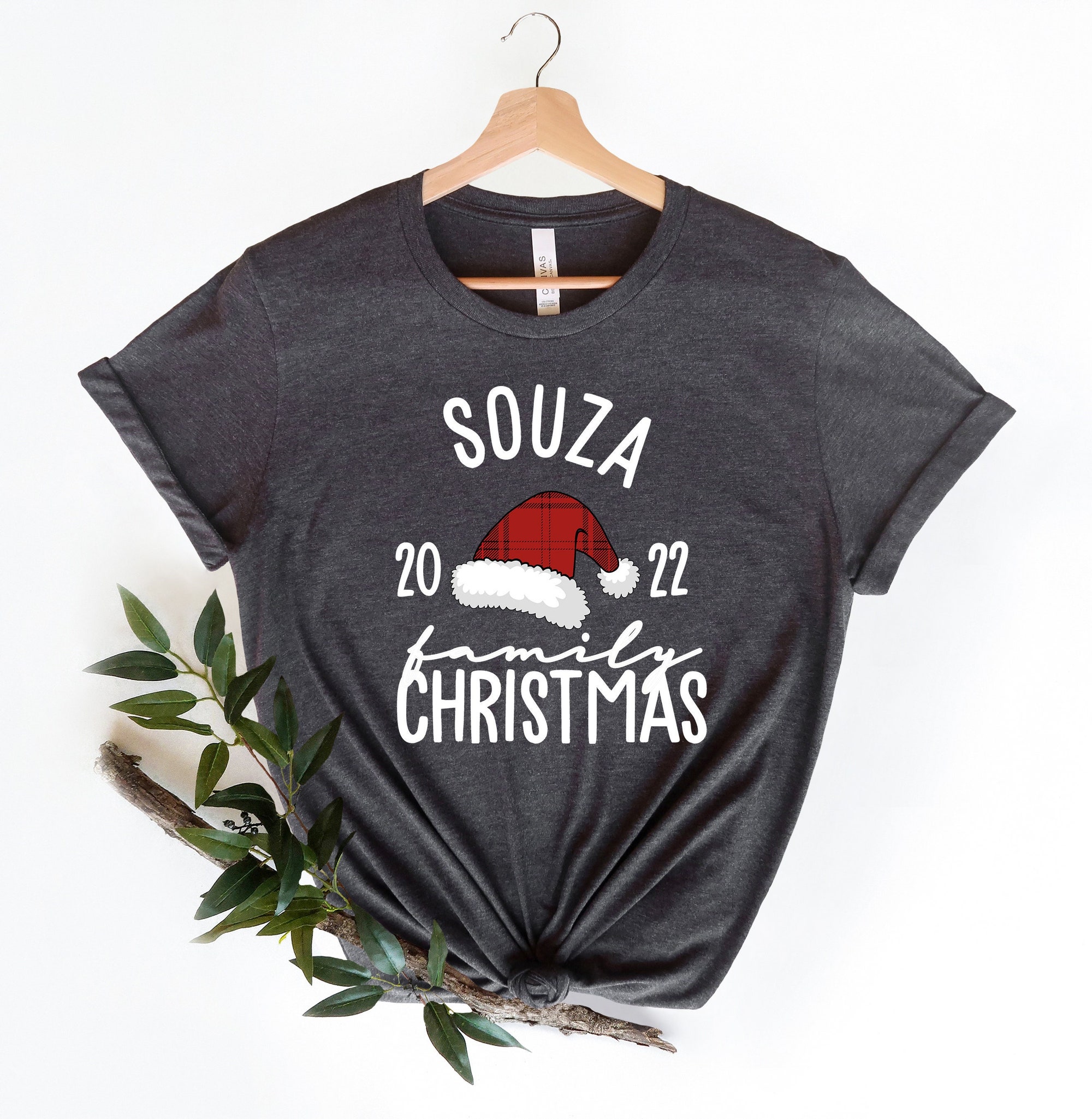 Family Christmas Shirt: Personalized 2022 Crew Matching Tees