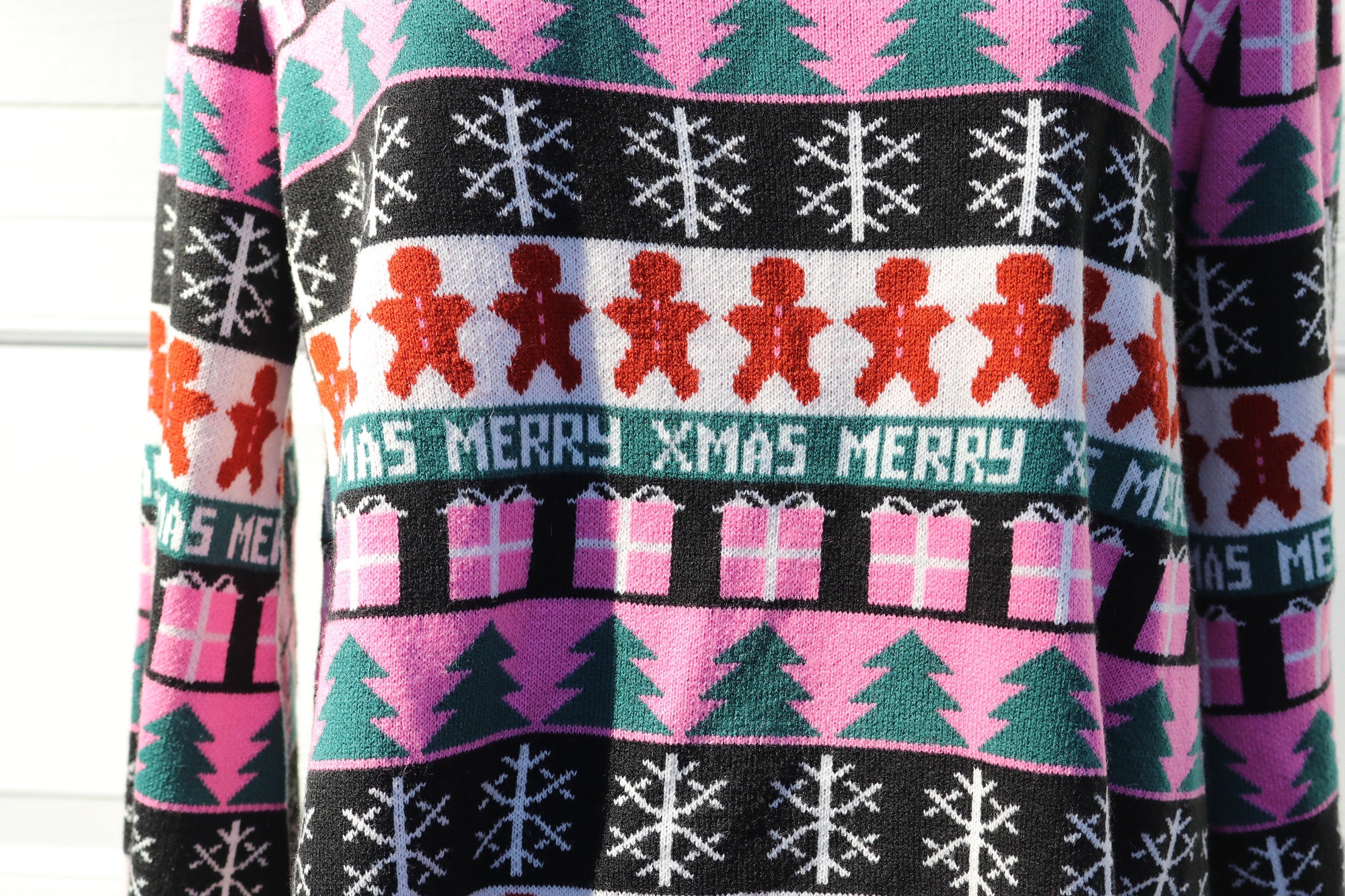 il_2000xN.4373955469_4egx.jpg Vintage "Merry XMas" Christmas Sweater Pullover - Rue 21 - Size XL