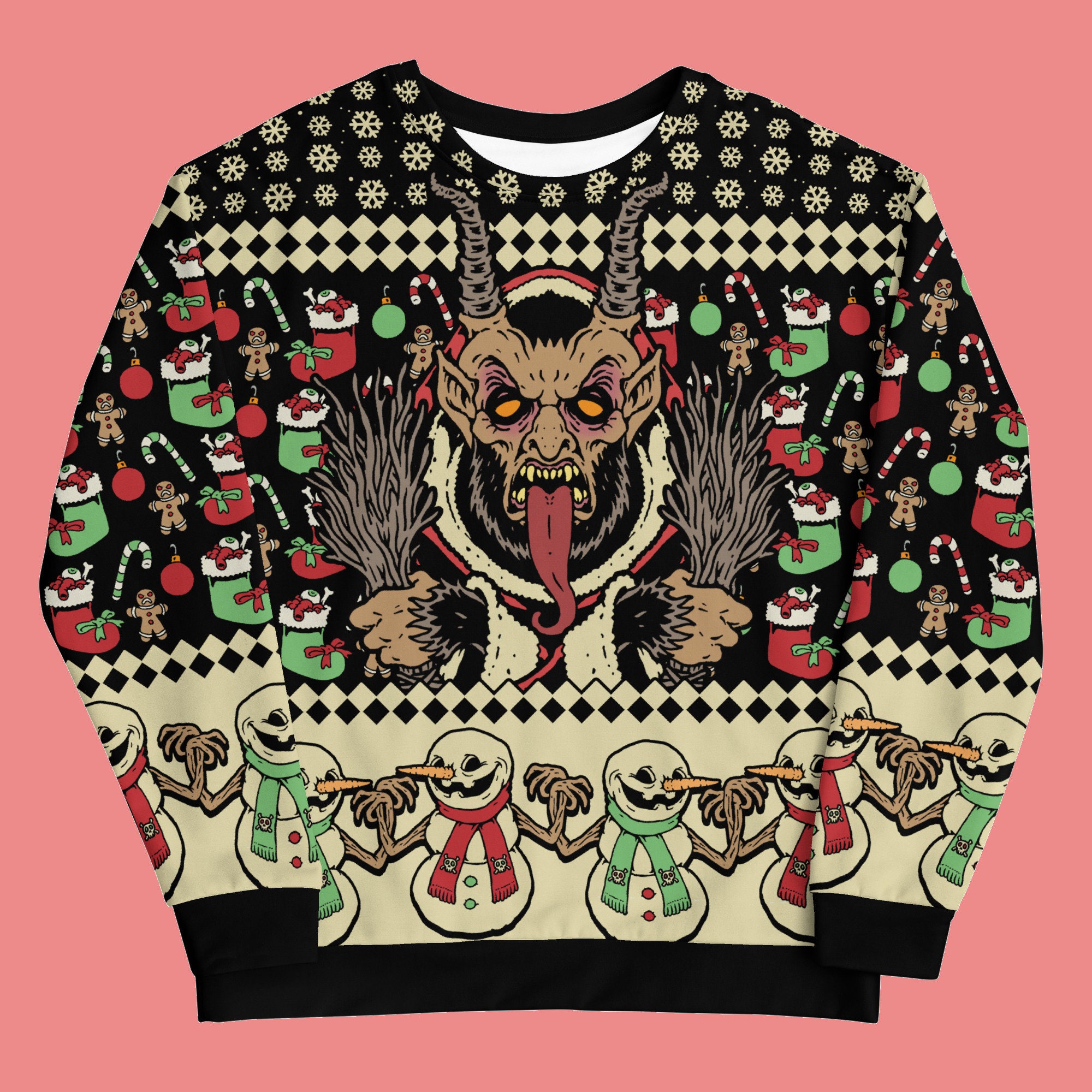 Ugly Christmas Krampus Sweatshirt