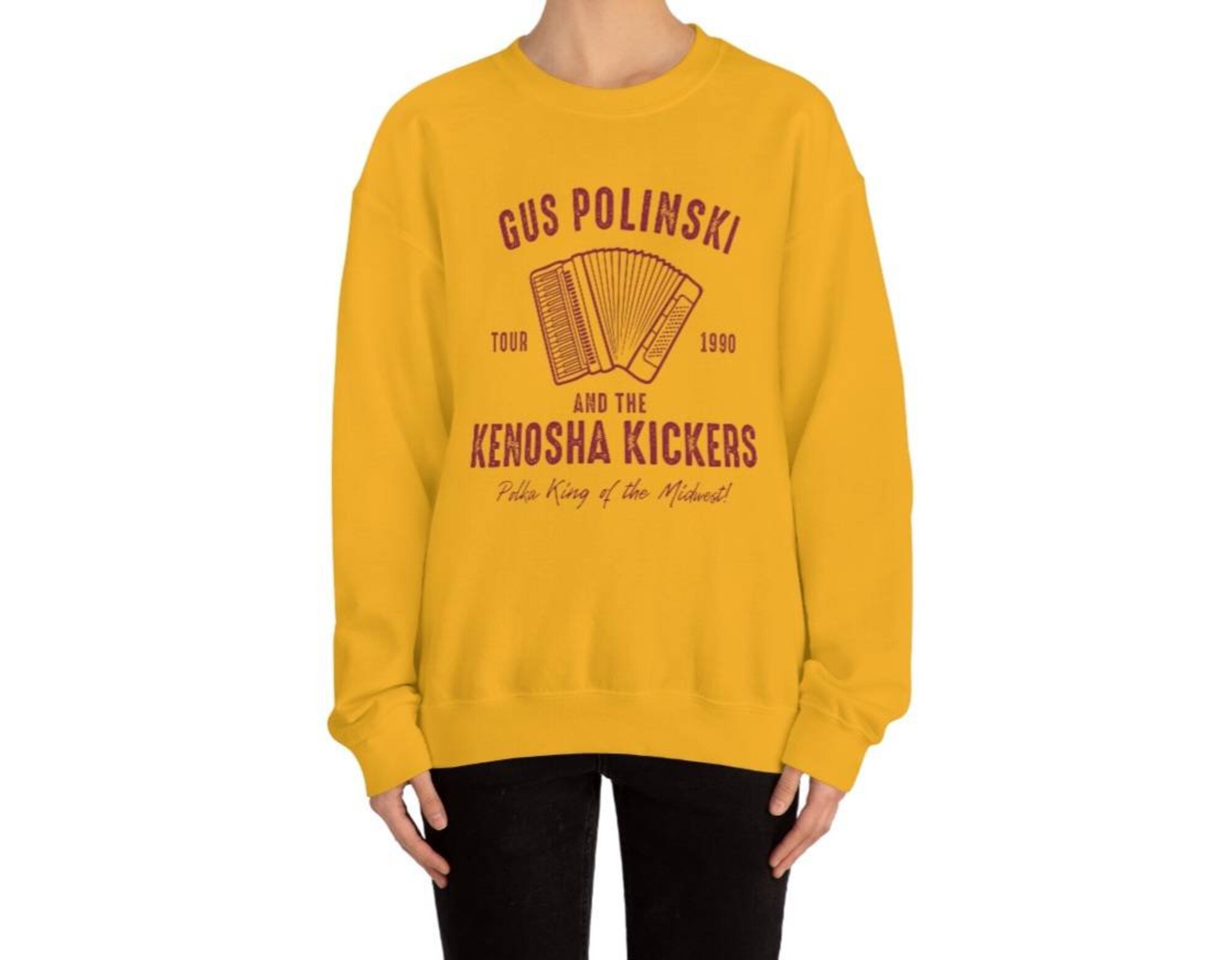 il_2000xN.4485730581_t0wi.jpg Gus Polinski Kenosha Kickers polka king crewneck sweatshirt, vintage home alone Christmas funny matching family movie tops, Kevin Harry Marv