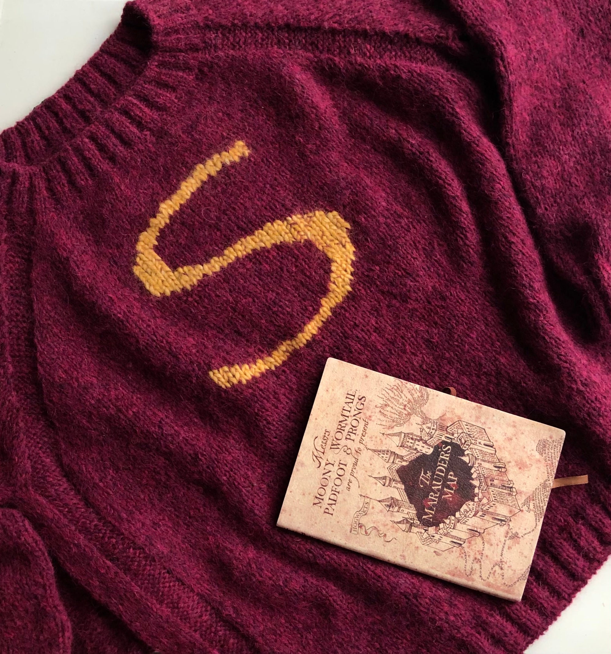 Custom initial Weasley sweater, Personalized wool sweater, Hand knit monogram womens winter sweater, Burgundy pullover, Christmas gift