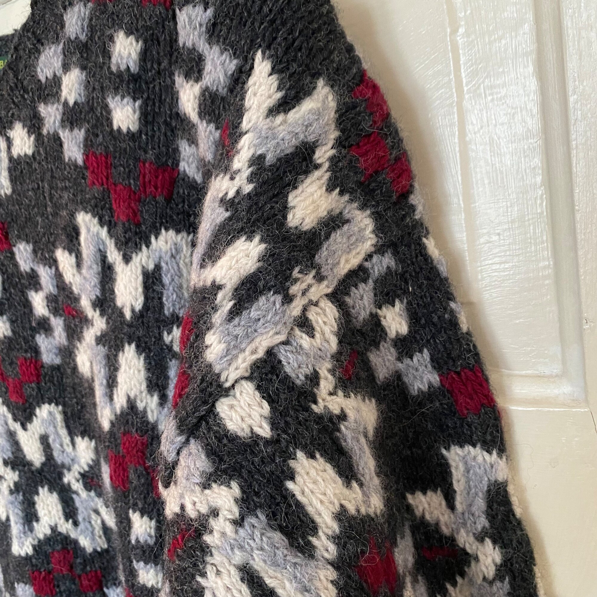 il_2000xN.4489523199_8ctv.jpg Vintage Wool Chunky Warm Ski Sweater Fair Isle Christmas Sweater