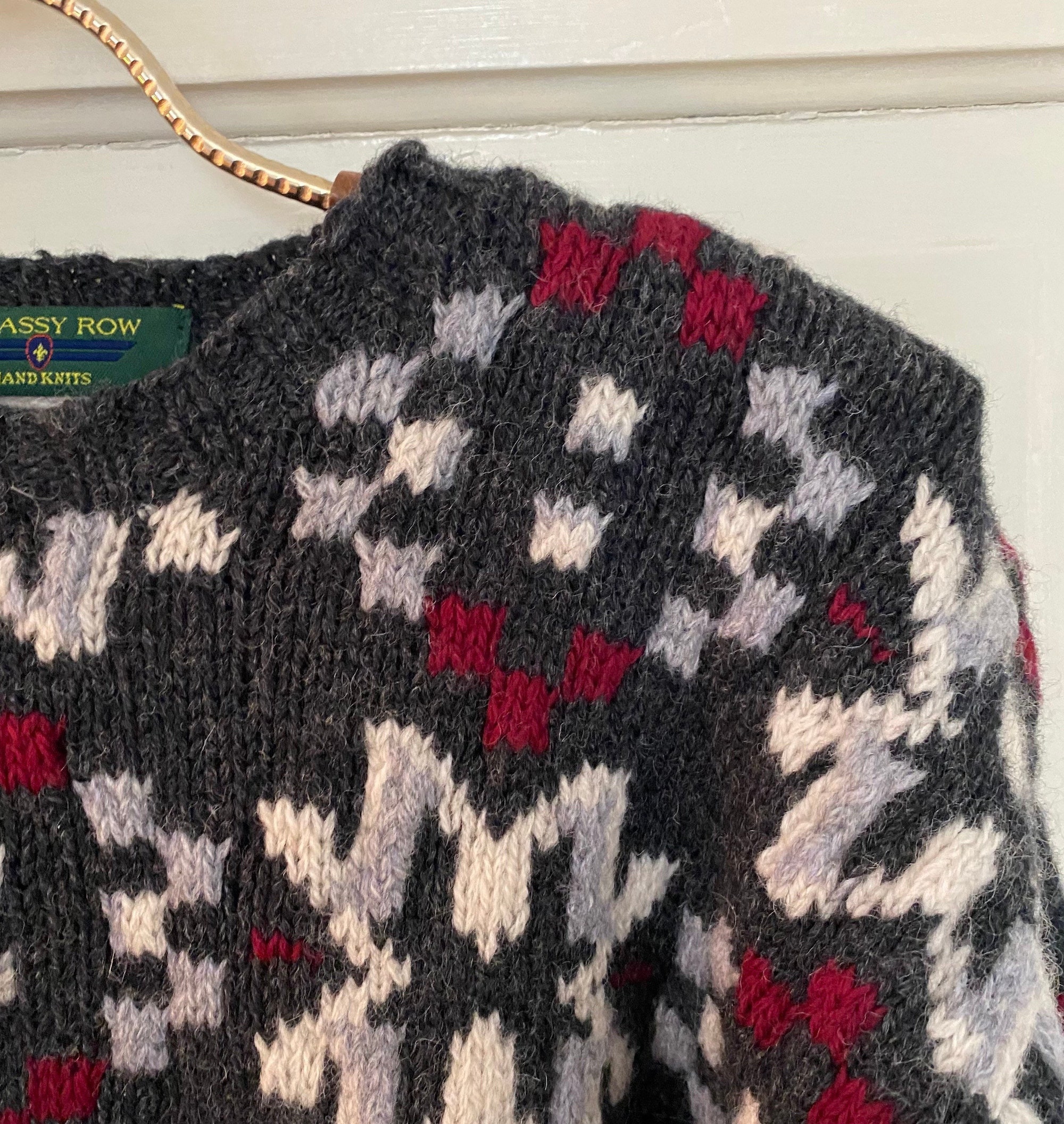 il_2000xN.4495287483_5i10.jpg Vintage Wool Chunky Warm Ski Sweater Fair Isle Christmas Sweater