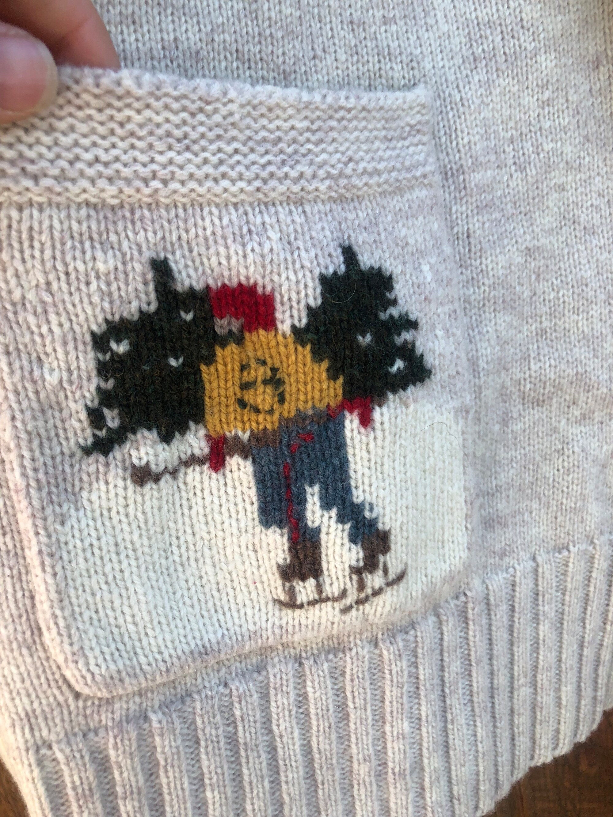 il_2000xN.5084444166_np4n.jpg Eddie Bauer heavy knit wool sweater - large Christmas