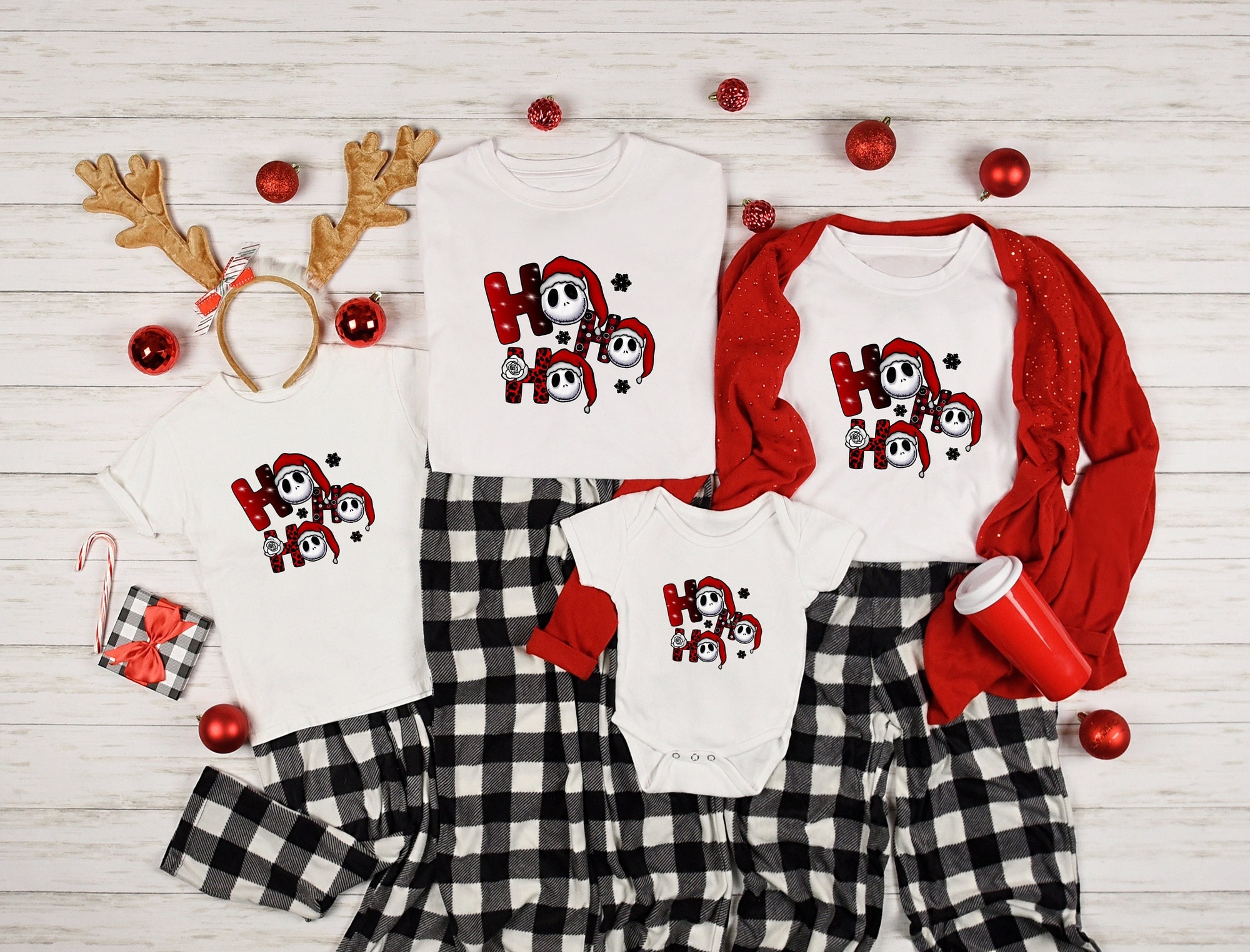Ho Ho Ho Nightmare Shirt, Family Matching, Family Pajama Matching Top, Merry Christmas Tee, Family Christmas Shirt, New Year Shirt, Xmas Tee