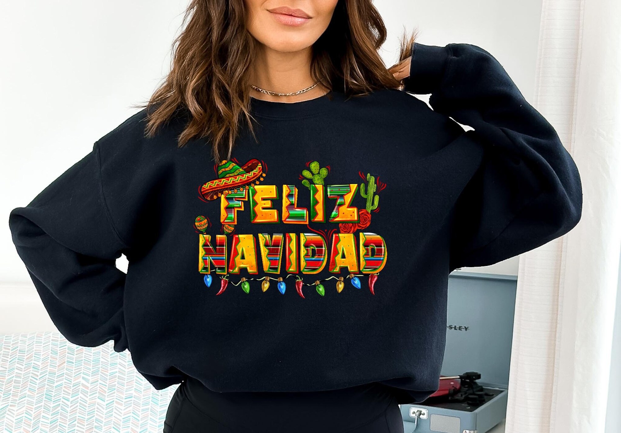 Feliz Navidad Shirt, Spanish Merry Christmas Shirt, Christmas lights Shirt, Christmas Family Matching, Cute family shirt, Christmas 2023