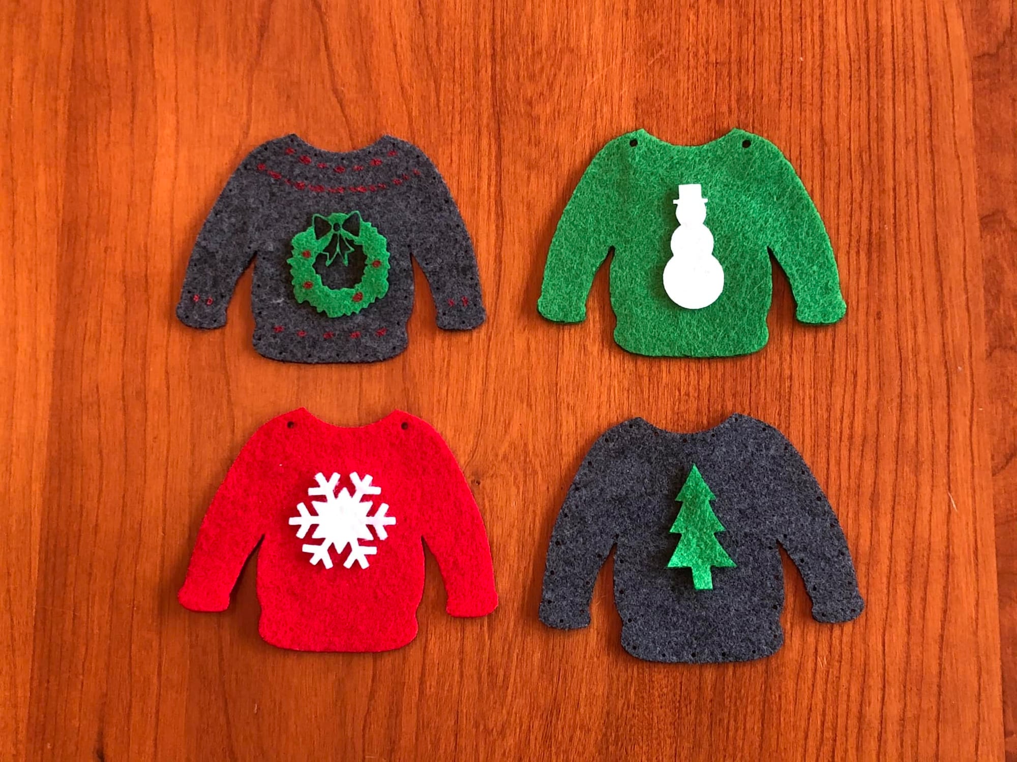 Ugly Sweater Ornament Kit.