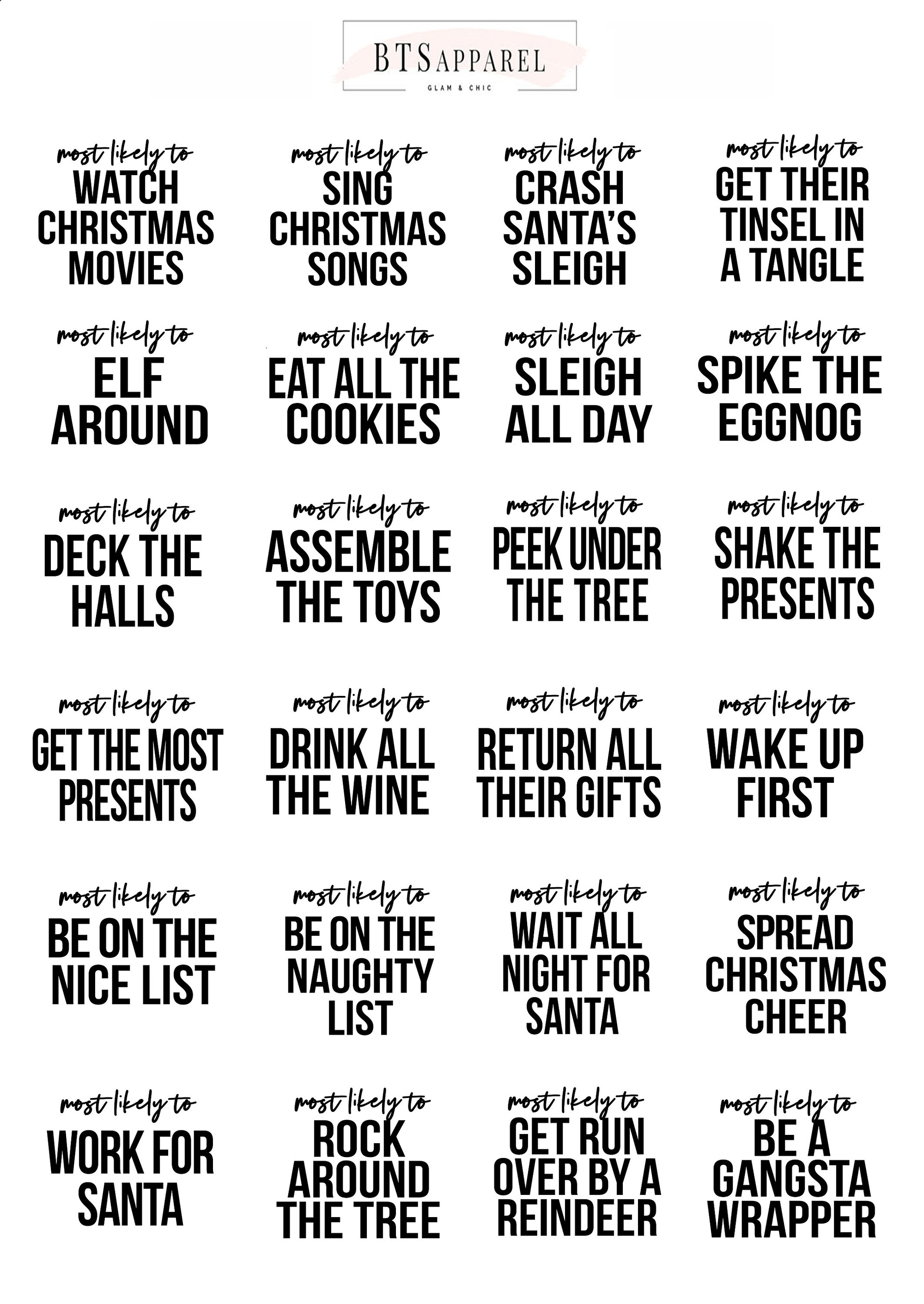 il_2000xN.5291467216_bivr-1.jpg Matching Christmas Shirts, Most Likely to, Christmas Pajamas, Funny Christmas Tshirt, Custom Christmas tee, Family Christmas Shirt, 2025