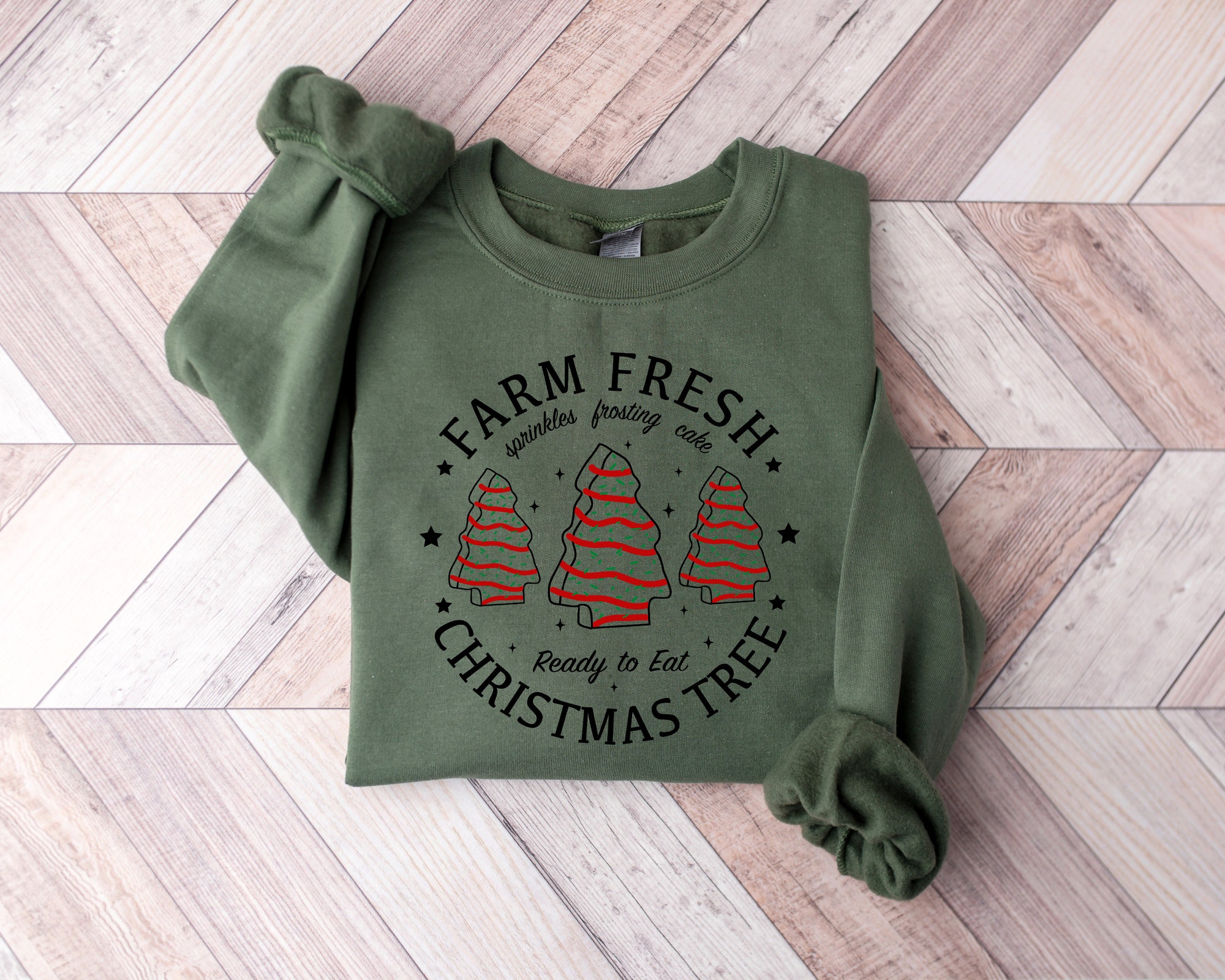 il_2000xN.5306007652_4ihg-1.jpg Farm Fresh Christmas Tree Cakes Shirt Christmas Cake Sweatshirt Christmas Tree Farm Shirt Funny Christmas Sweatshirt Christmas Tree Cake Tee