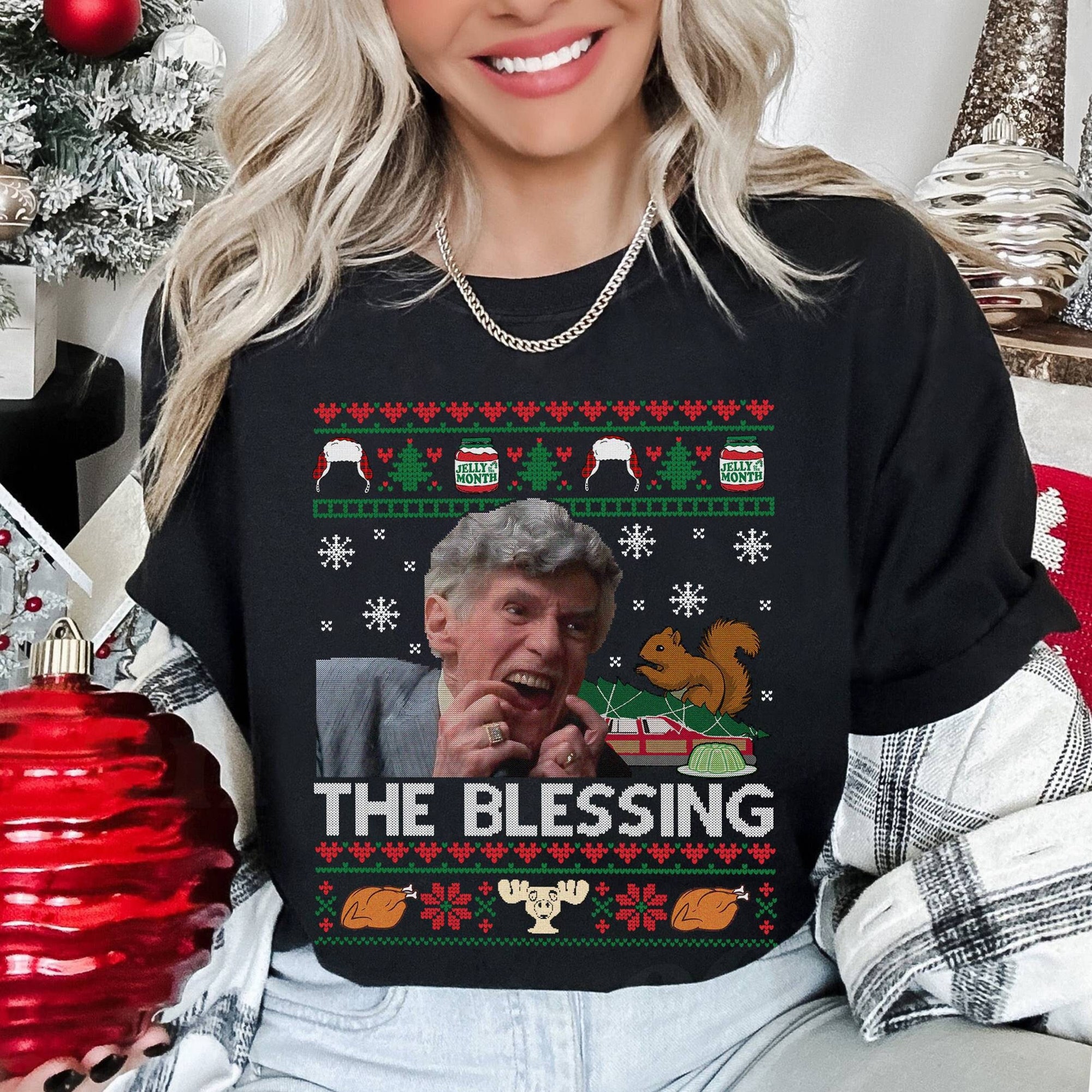 il_2000xN.5392882438_l7t5-1.jpg The Blessing Ugly Sweater Shirt, Uncle Lewis Ugly Christmas Shirt, National Lampoon's Christmas Vacation, Christmas Movie, Christmas Gifts