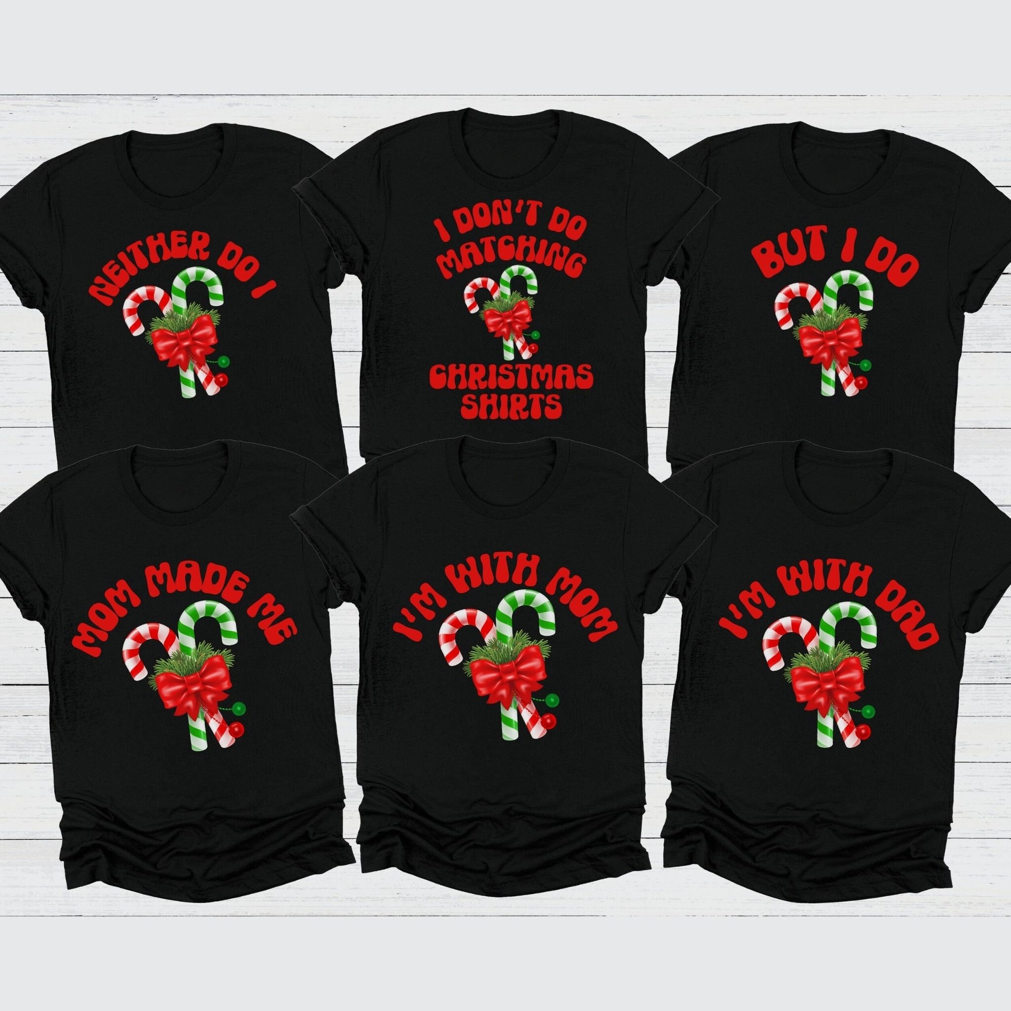 il_2000xN.5402229490_l6i7.jpg I Don't Do Matching Shirts, Family Christmas, Matching Family Christmas T Shirt, Family Christmas T-Shirt, Family Holiday Tee, Custom Group