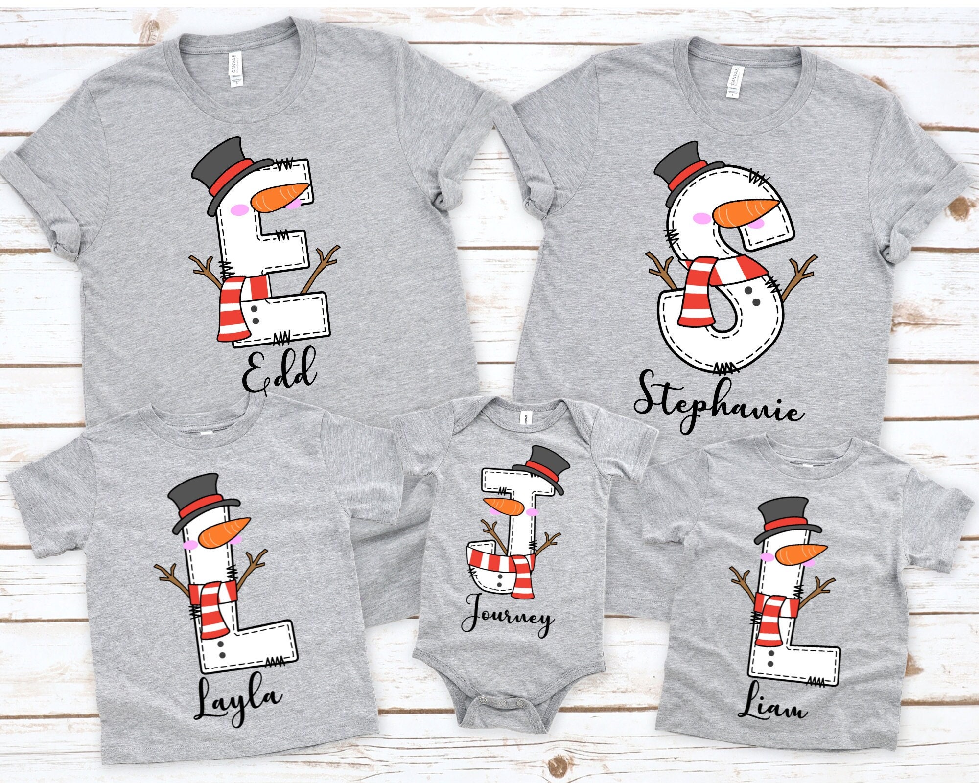 Matching Christmas Family shirts, Christmas shirts, Christmas Family shirts, Snowman shirts, Custom shirts, Personalized shirts