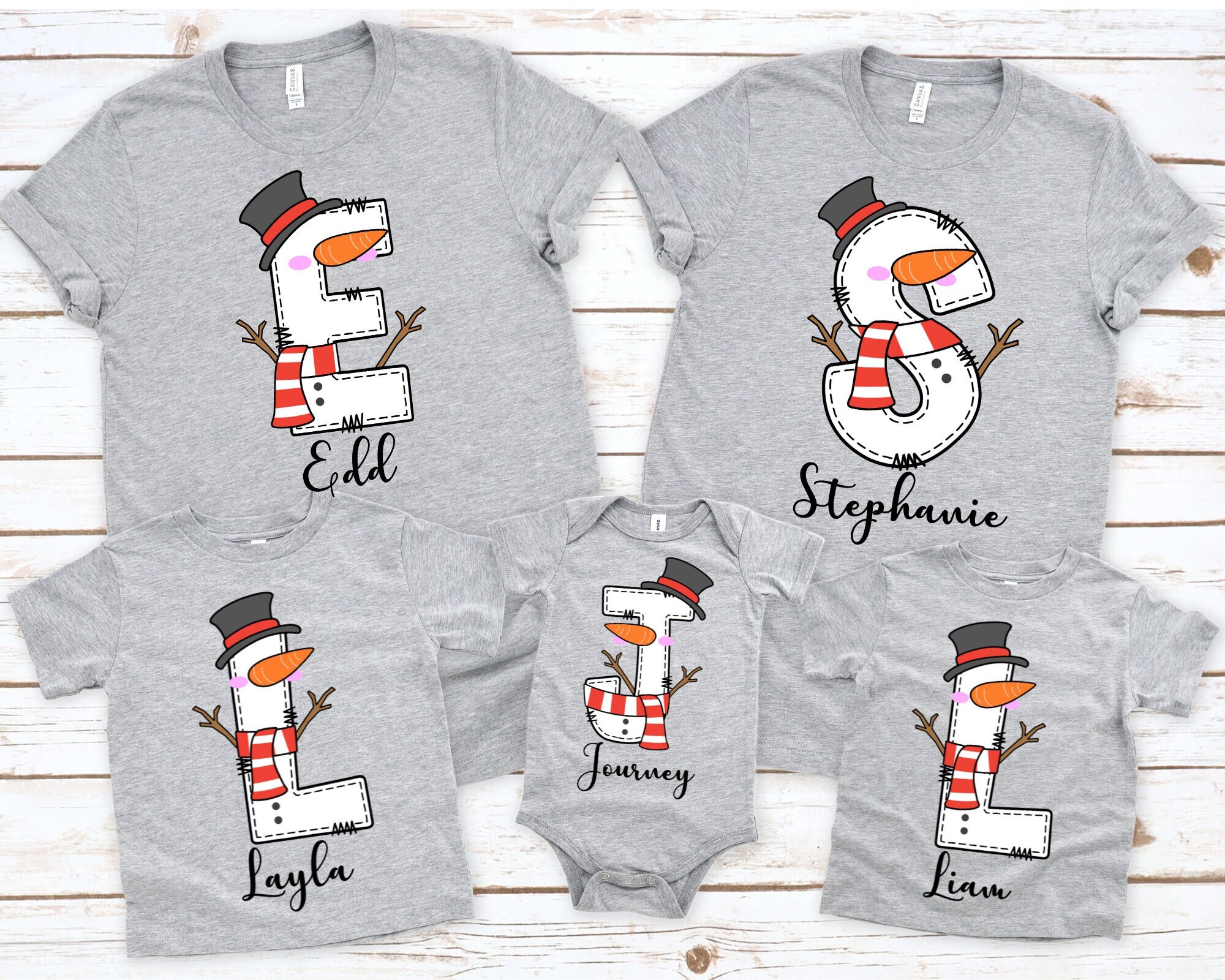 Matching Christmas Family shirts, Christmas shirts, Christmas Family shirts, Snowman shirts, Custom shirts, Personalized shirts