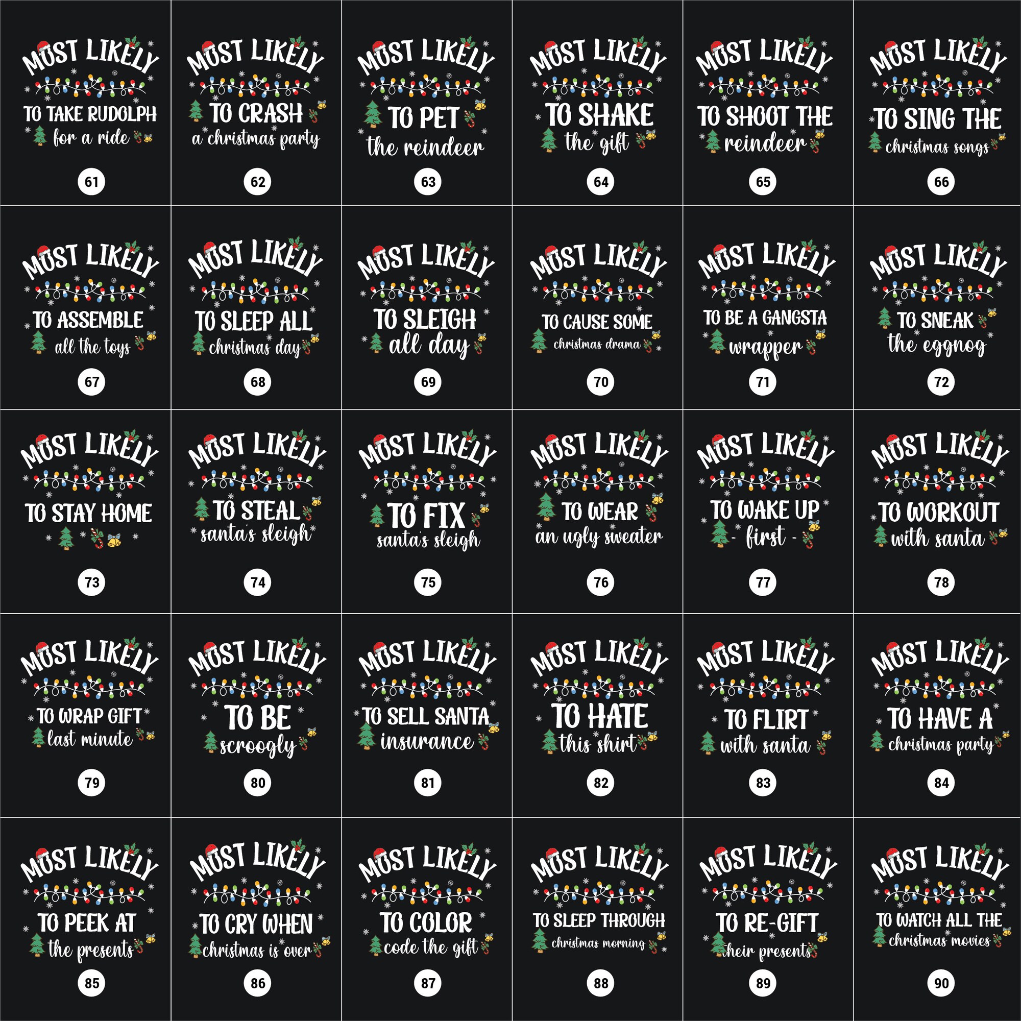 il_2000xN.5467912468_ox14-1.jpg 118 Quotes Most Likely And Custom Christmas Shirt, Christmas Funny Shirt, Family Shirt, Christmas Custom Shirt, Christmas Funny Tee, Group