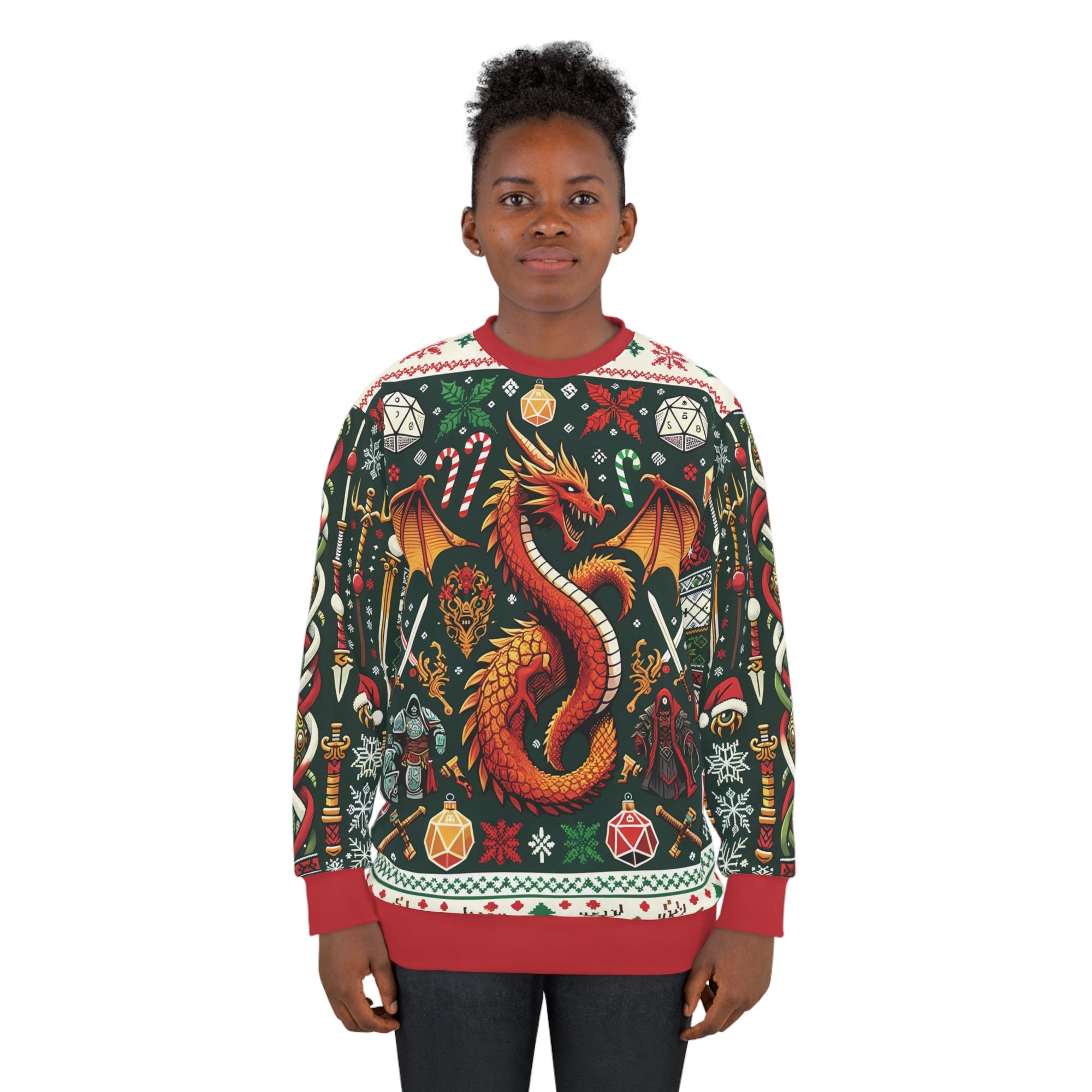 il_2000xN.5476548956_htji.jpg D&D Ugly Christmas Critmas Sweater - Holiday Dragon