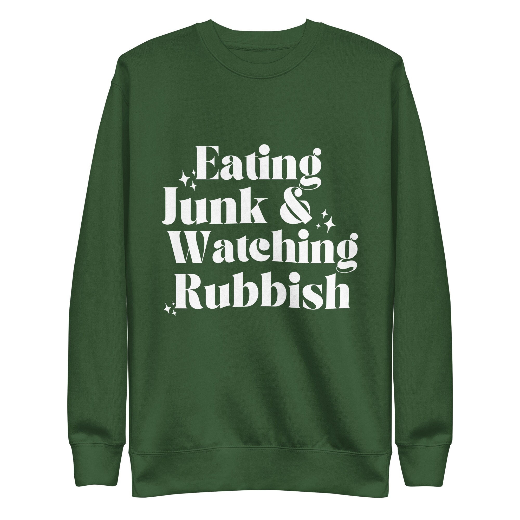 Christmas Sweatshirt, Eating Junk and watching Rubbish Sweatshirt, Home Alone, Kevin Mcallister