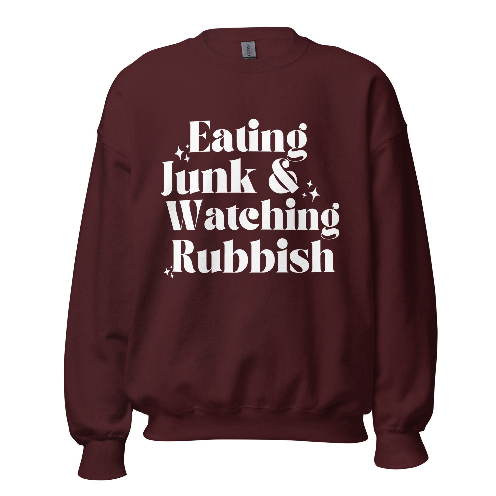 Christmas Sweatshirt, Eating Junk and watching rubbish Sweatshirt, Home Alone, Kevin Mcallister