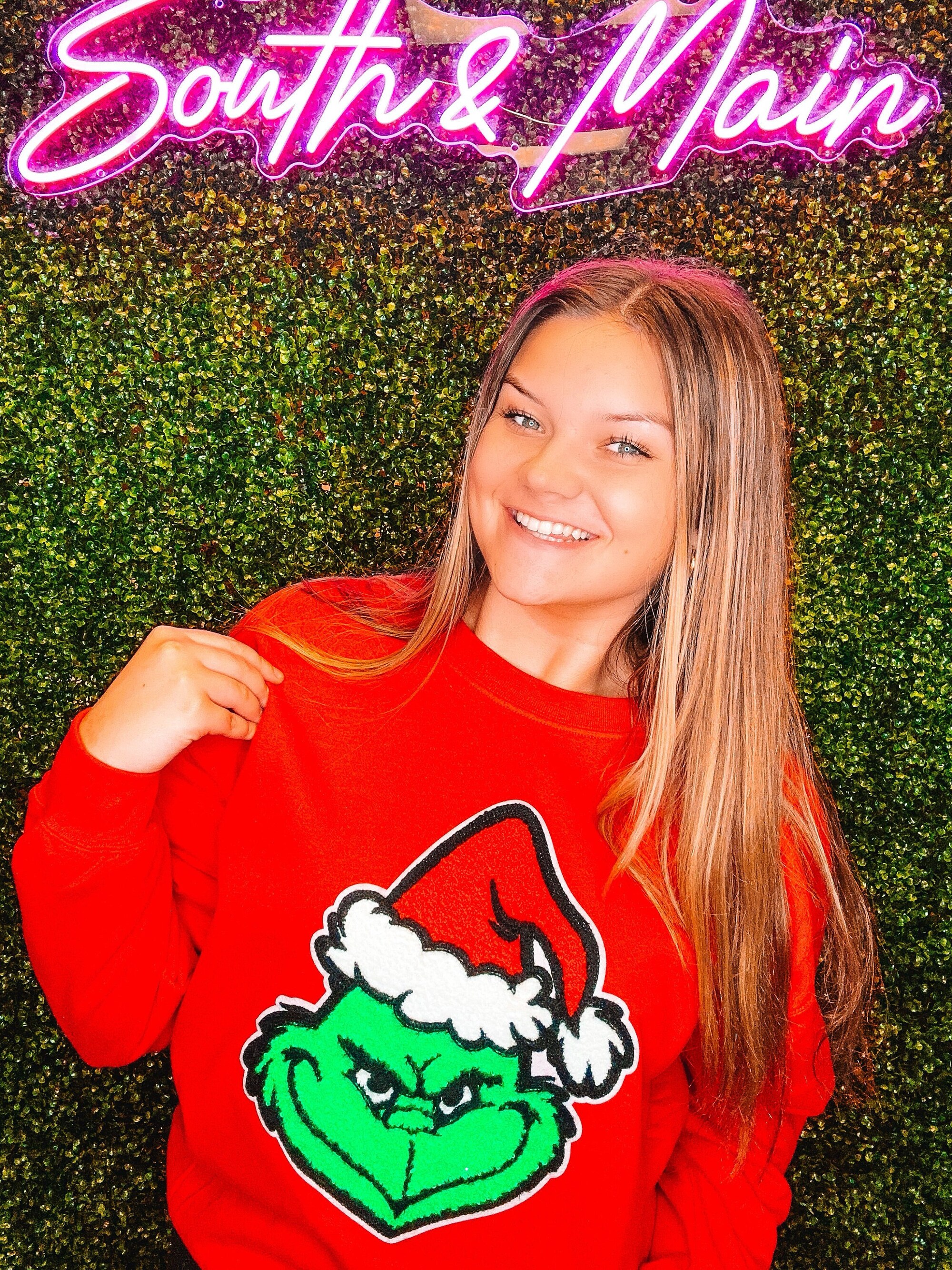 il_2000xN.5492656531_rzab-2.jpg Green Grinch Chenille Sweatshirt - Red