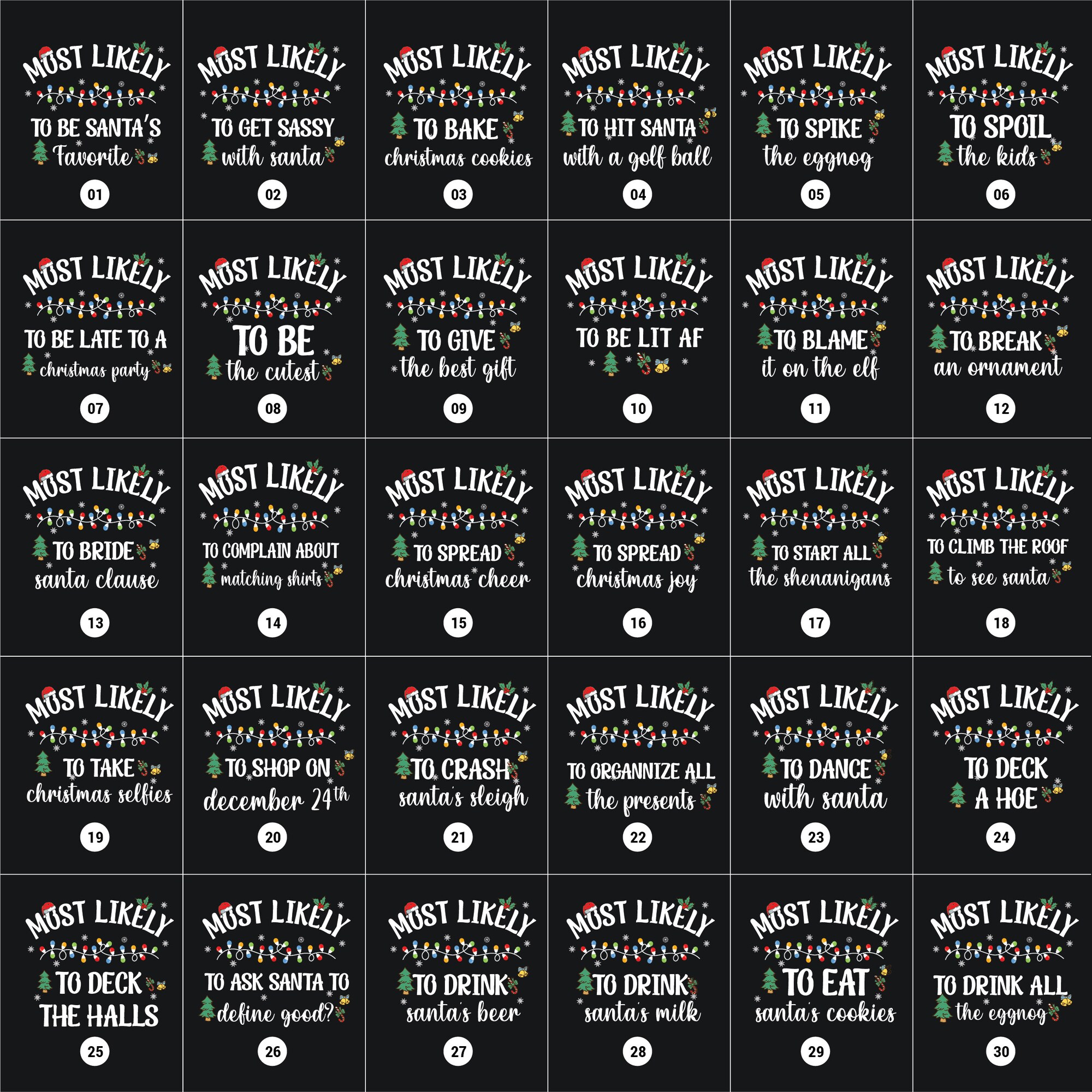 il_2000xN.5516019891_gnku-1.jpg 118 Quotes Most Likely And Custom Christmas Shirt, Christmas Funny Shirt, Family Shirt, Christmas Custom Shirt, Christmas Funny Tee, Group