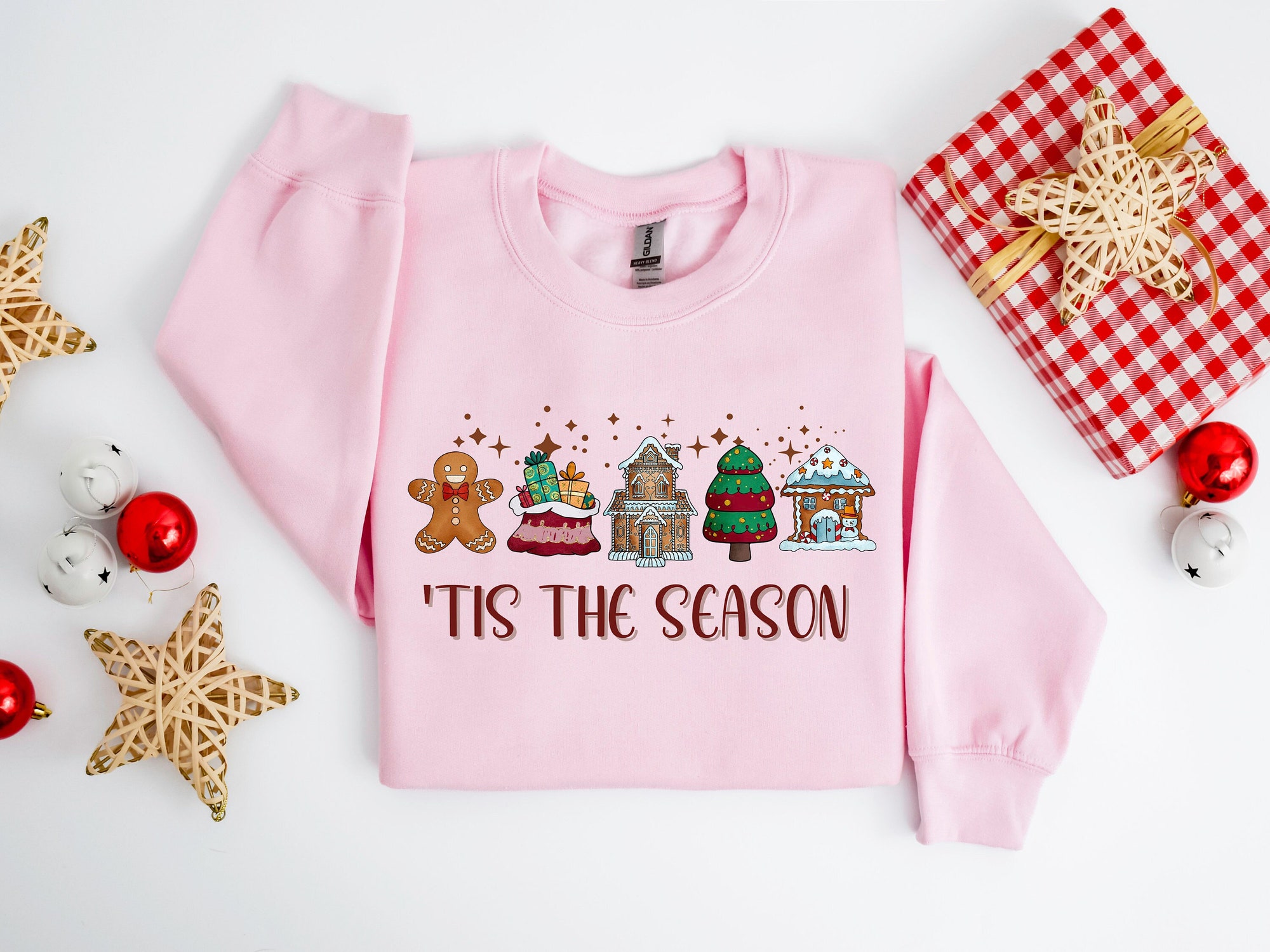 Tis The Season Sweatshirt, Christmas Tis The Season Sweatshirt, Merry Christmas Sweatshirt, Christmas Sweatshirt, Cute Winter Sweatshirt